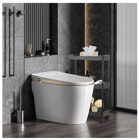 3 Tier Slim Rolling Storage Cart Laundry Room Rolling Cart for Between Washer and Dryer Mobile Shelf Unit