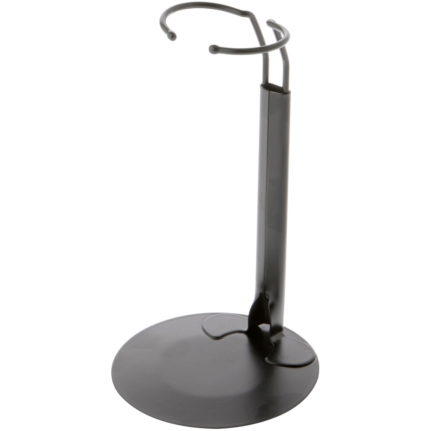 Plymor DSP-60B Black Adjustable Doll Stand, fits 10, 11, 12, 13, and 14 inch Dolls or Action Figures, Waist is 2 to 2.5 inches wide, 5.5 to 7 inches around