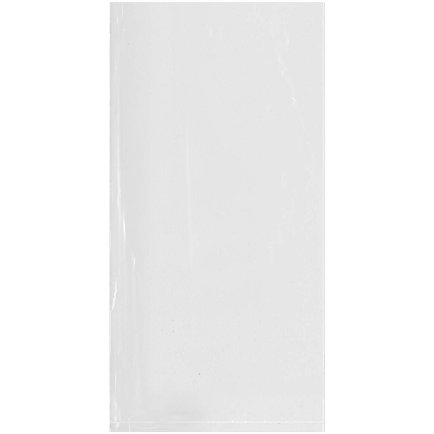 Plymor 5&#x22; x 10&#x22;, 3 Mil Flat Open Clear Plastic Poly Bags