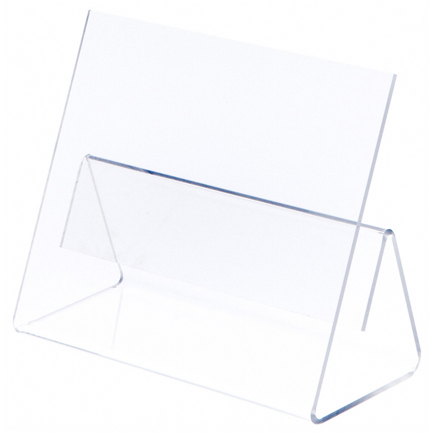 Plymor Clear Acrylic Cookbook Easel with Splatter Shield, 9.75 W x 4.375 D x 7.75 H