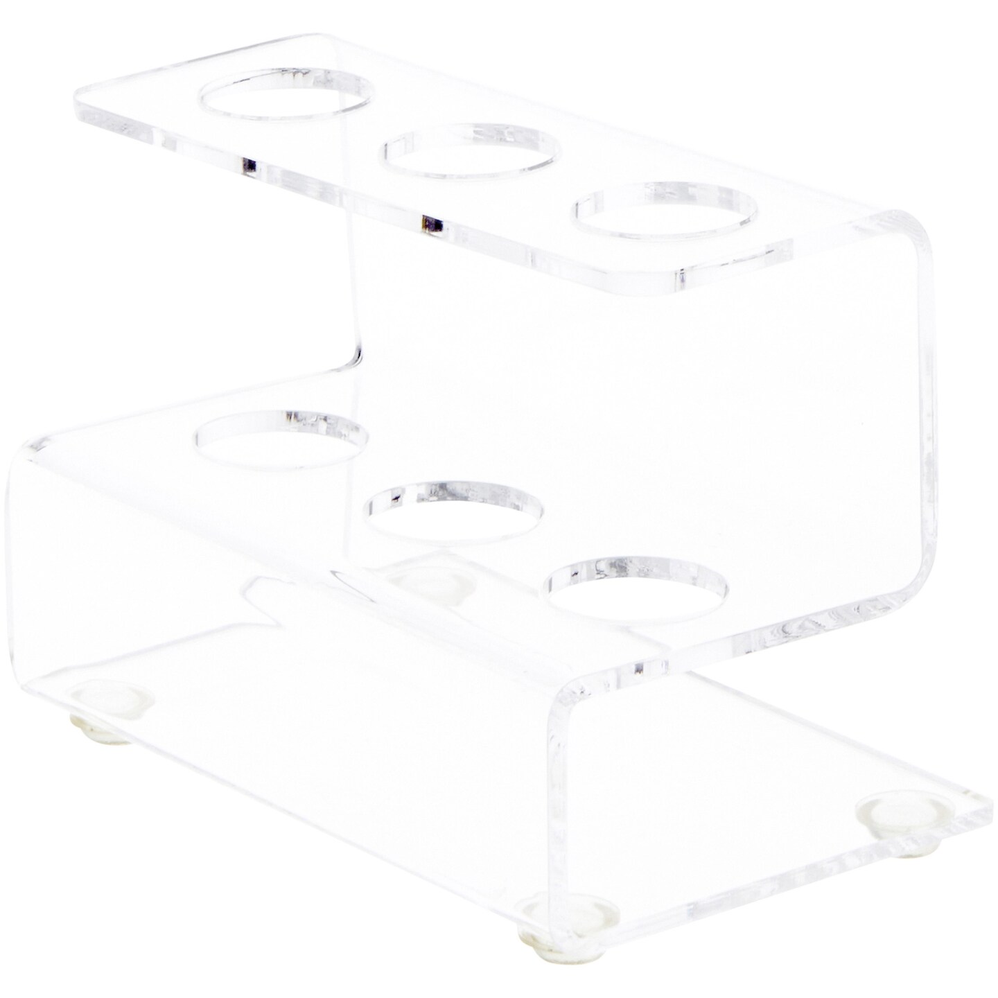Plymor Clear Acrylic Flatware Display Stand, 3.25&#x22; H x 4.5&#x22; W x 3&#x22; D