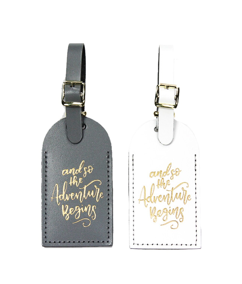 The Adventure Begins Luggage Tag, Graduation Gift, Retirement Gift ...