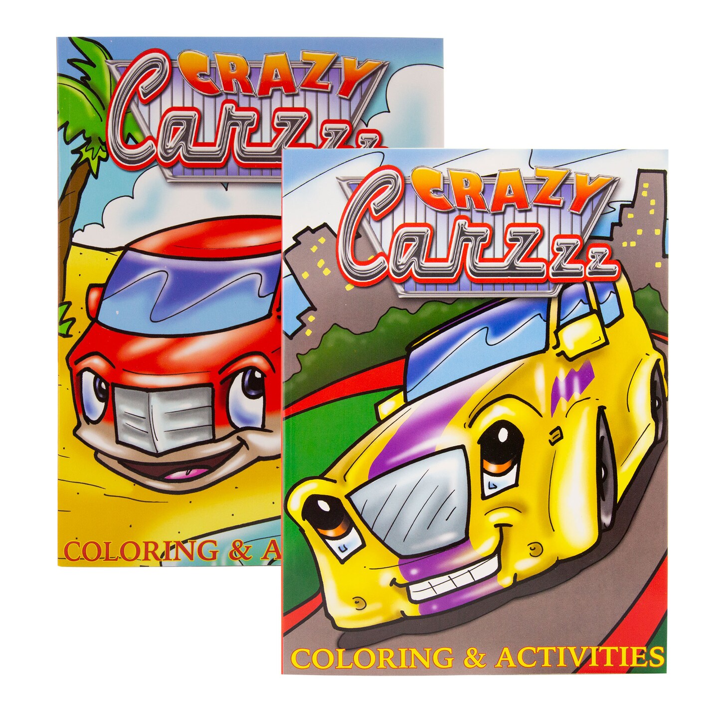 JUMBO CRAZY CARZZZ Coloring &#x26; Activity Books