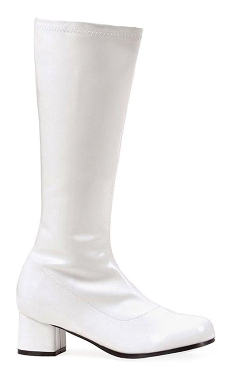 1.75&#x22; Heel Children&#x27;s Gogo Boot White