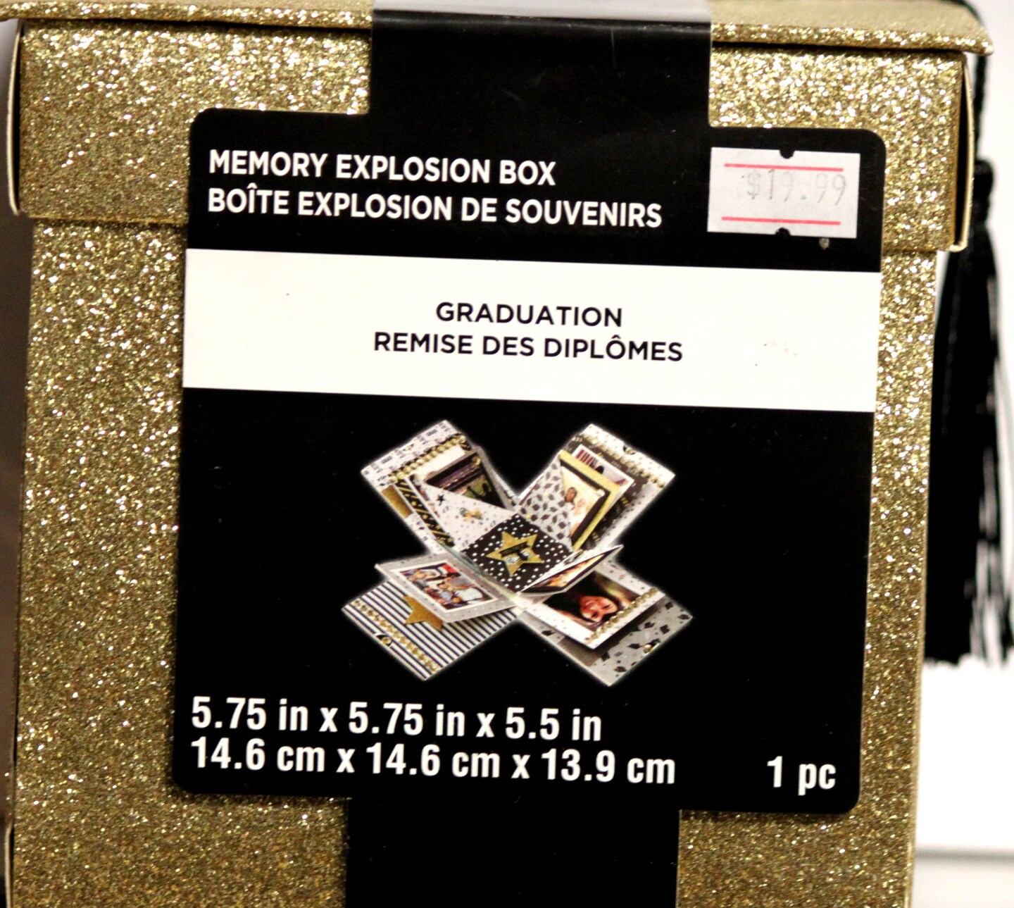 Graduation Memory Explosion Box-Gold