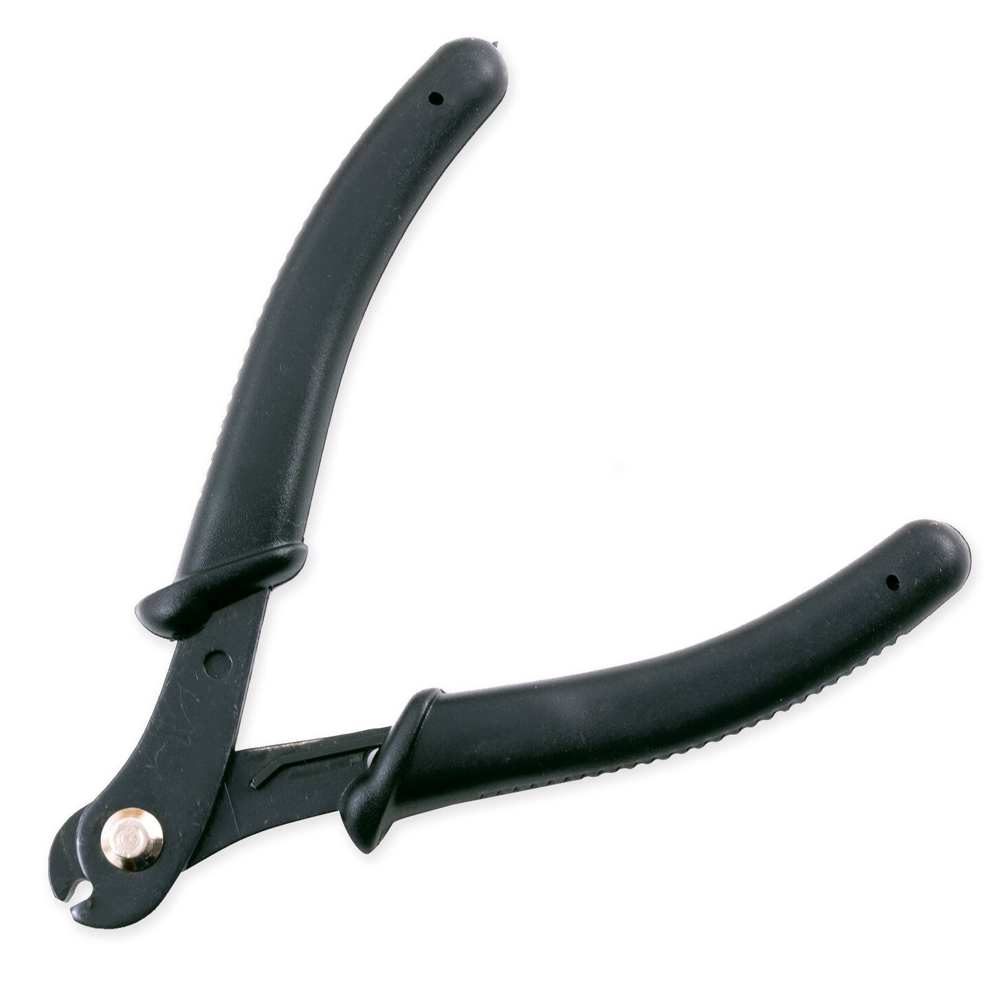 Hard Wire Shear Action Cutter, 5 Inches, Black