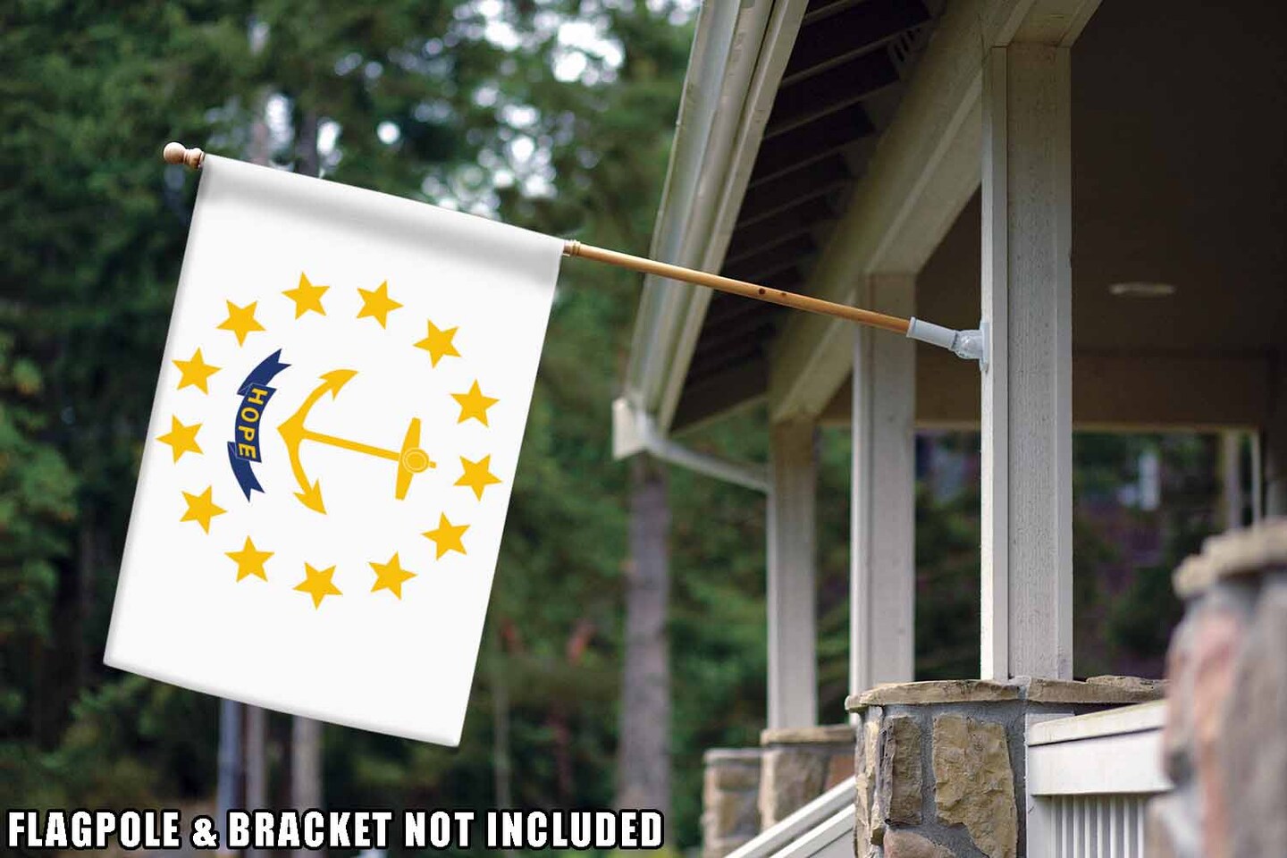Rhode Island State Flag Decorative  Flag