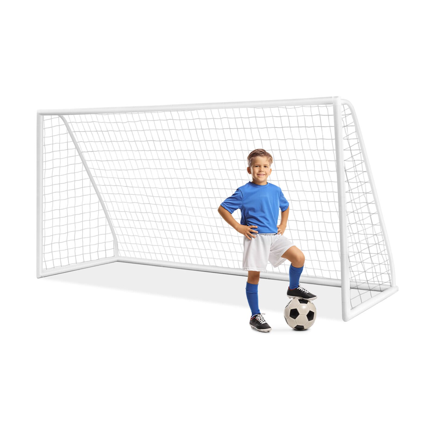 Soccer Goal with Strong PVC Frame and High-Strength Netting