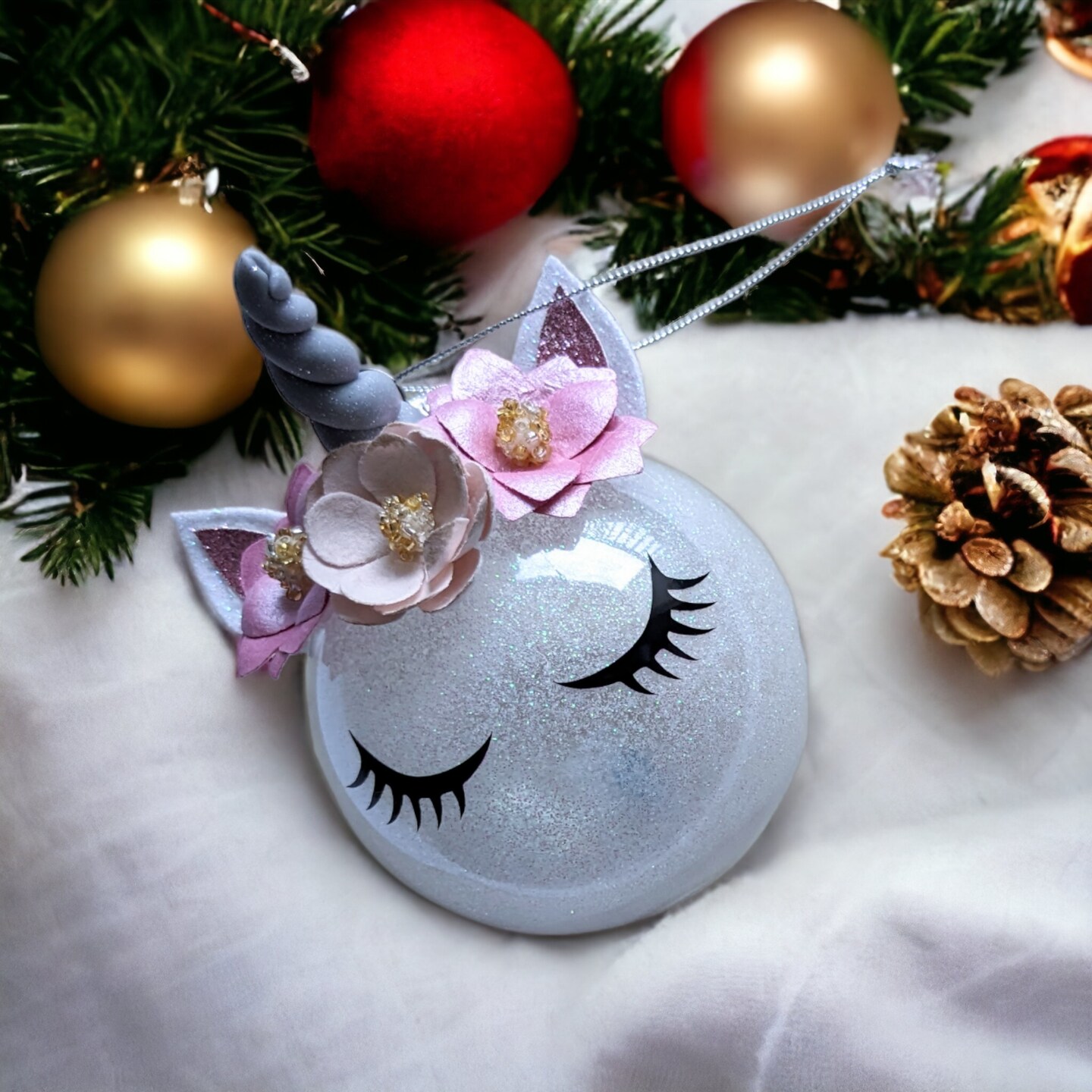 Personalized Unicorn Gifts, Unicorn Christmas Ornaments