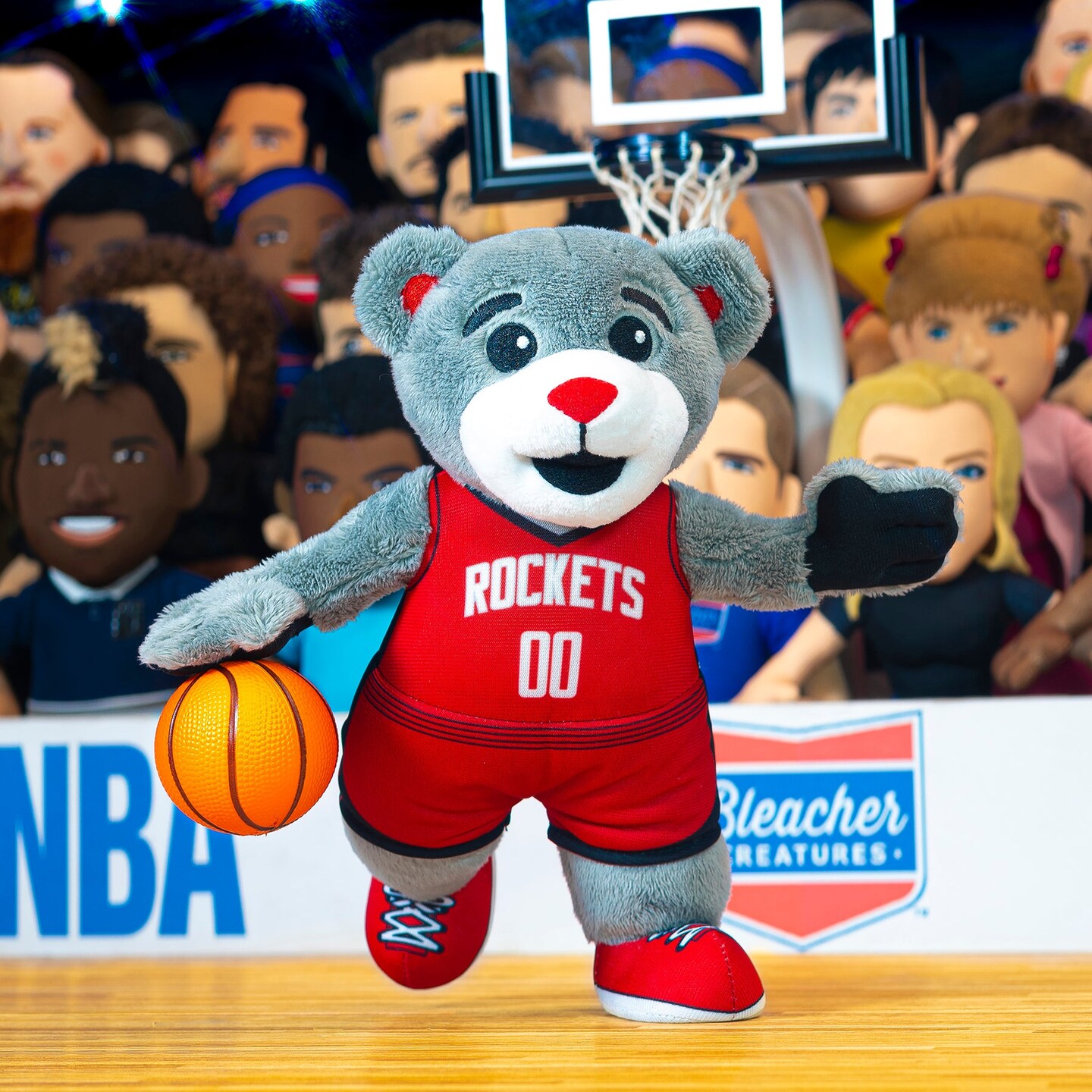 Bleacher Creatures Houston Rockets Clutch 10&#x22; Mascot Plush Figure
