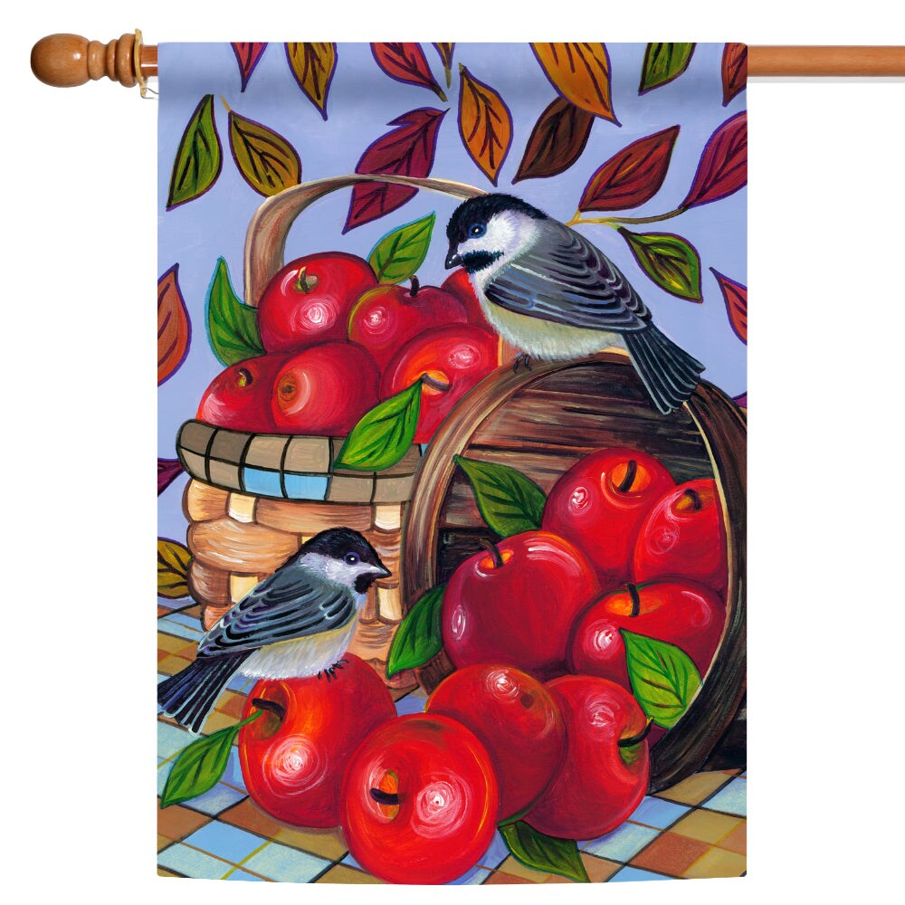 Apple Basket Decorative Fall Flag