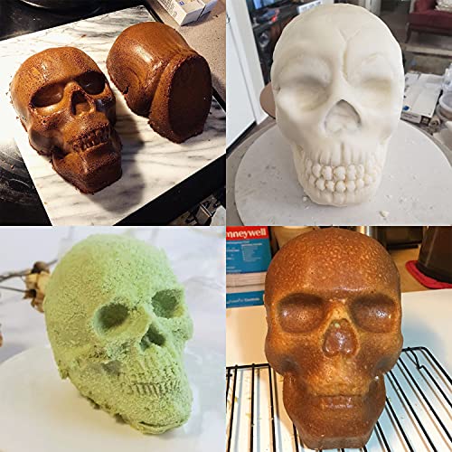 Buy Halloween Pirate Skulls Silicone Mold | Bakell