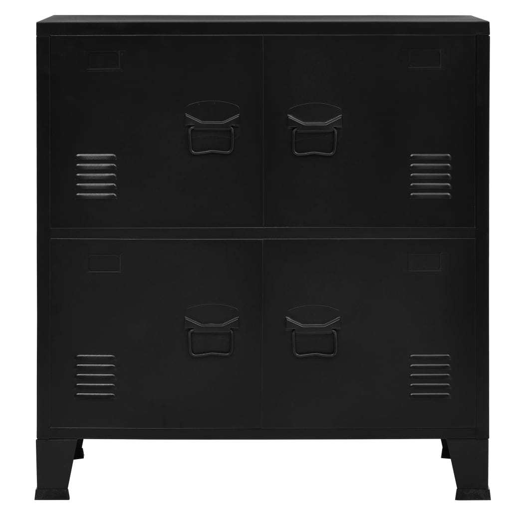 Industrial Storage Steel Chest - Black | Michaels