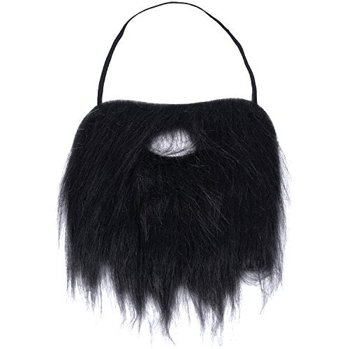 Fake Beards for Adults Kids - Costume Accessories - Beard & Mustache - Fake Mustaches (4 Pack Costume Beards)