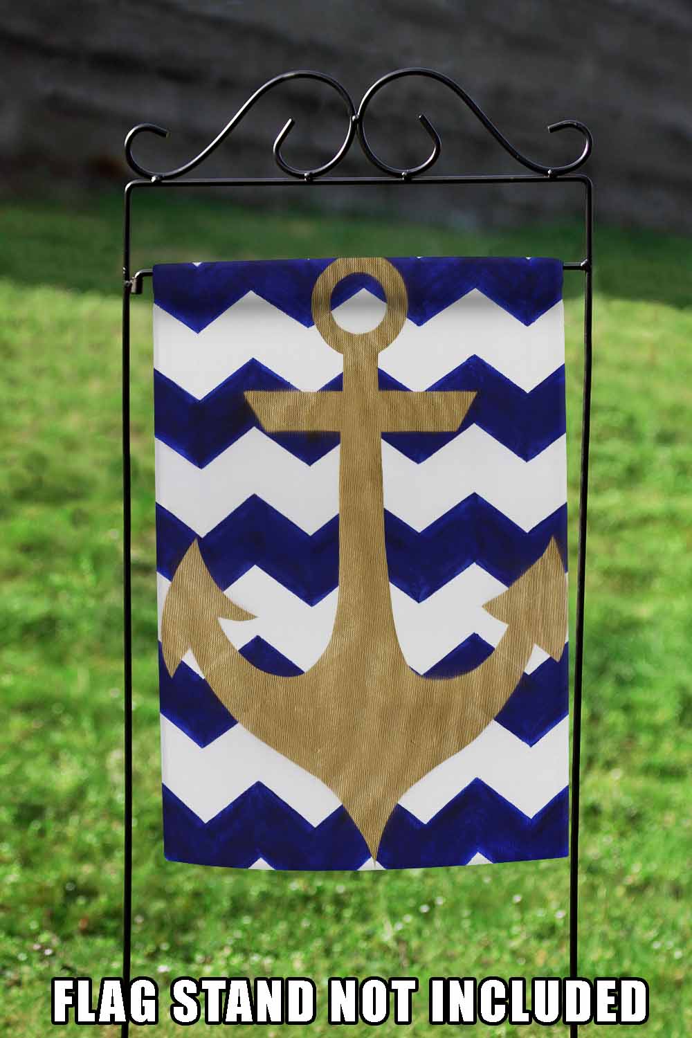 Chevron Anchor Decorative Boat Flag