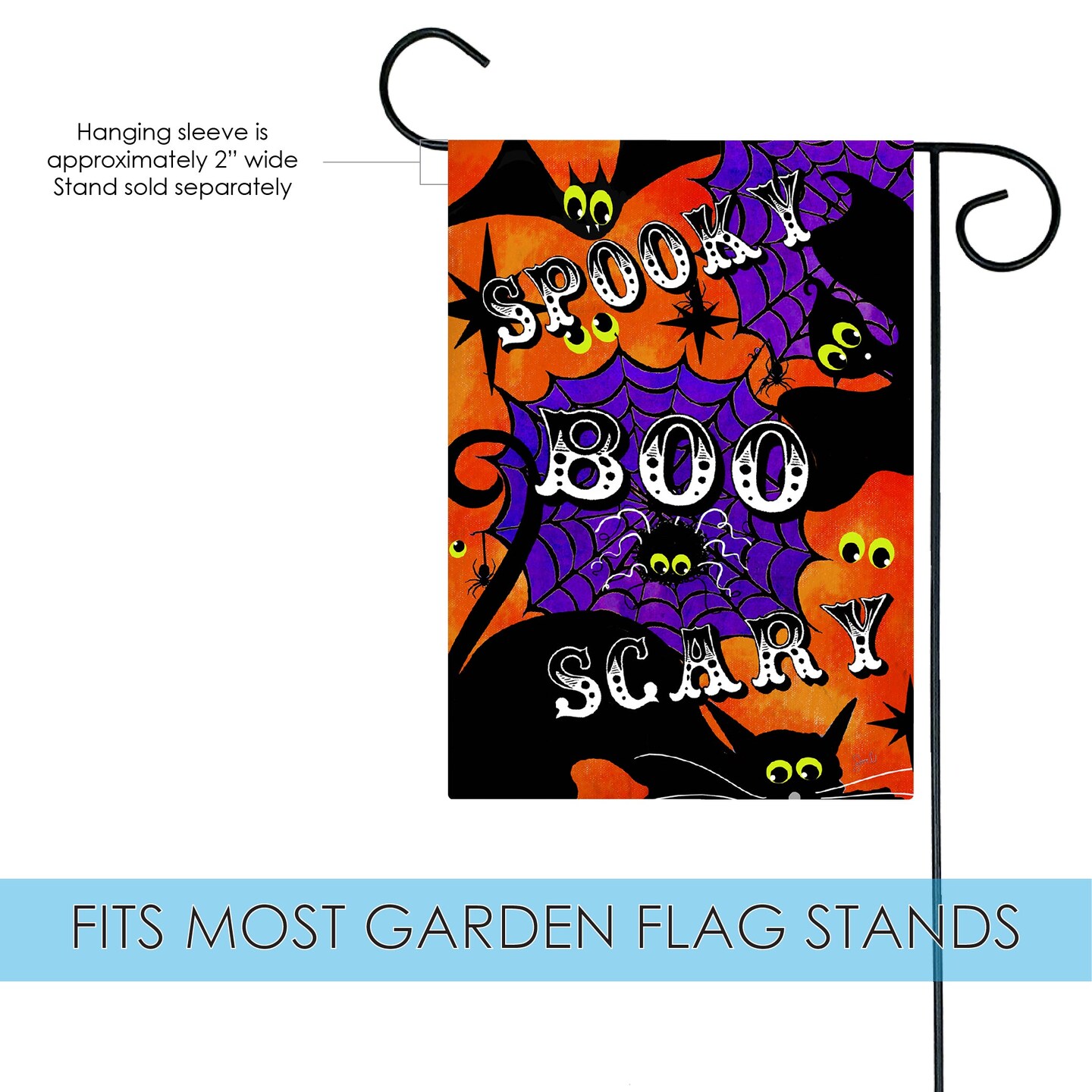 Spooky Scary Decorative Halloween Flag
