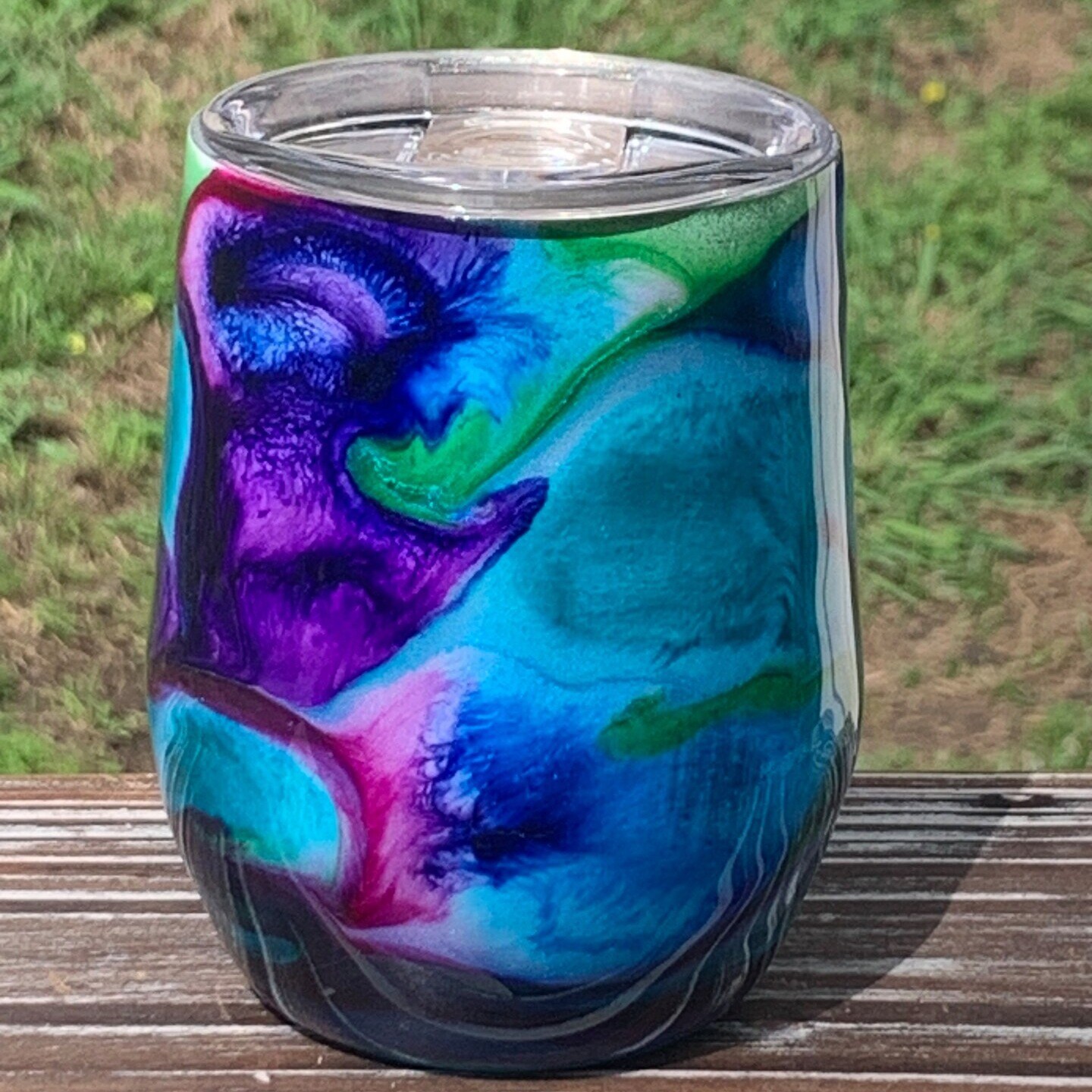 Make your own mermaid wine tumbler