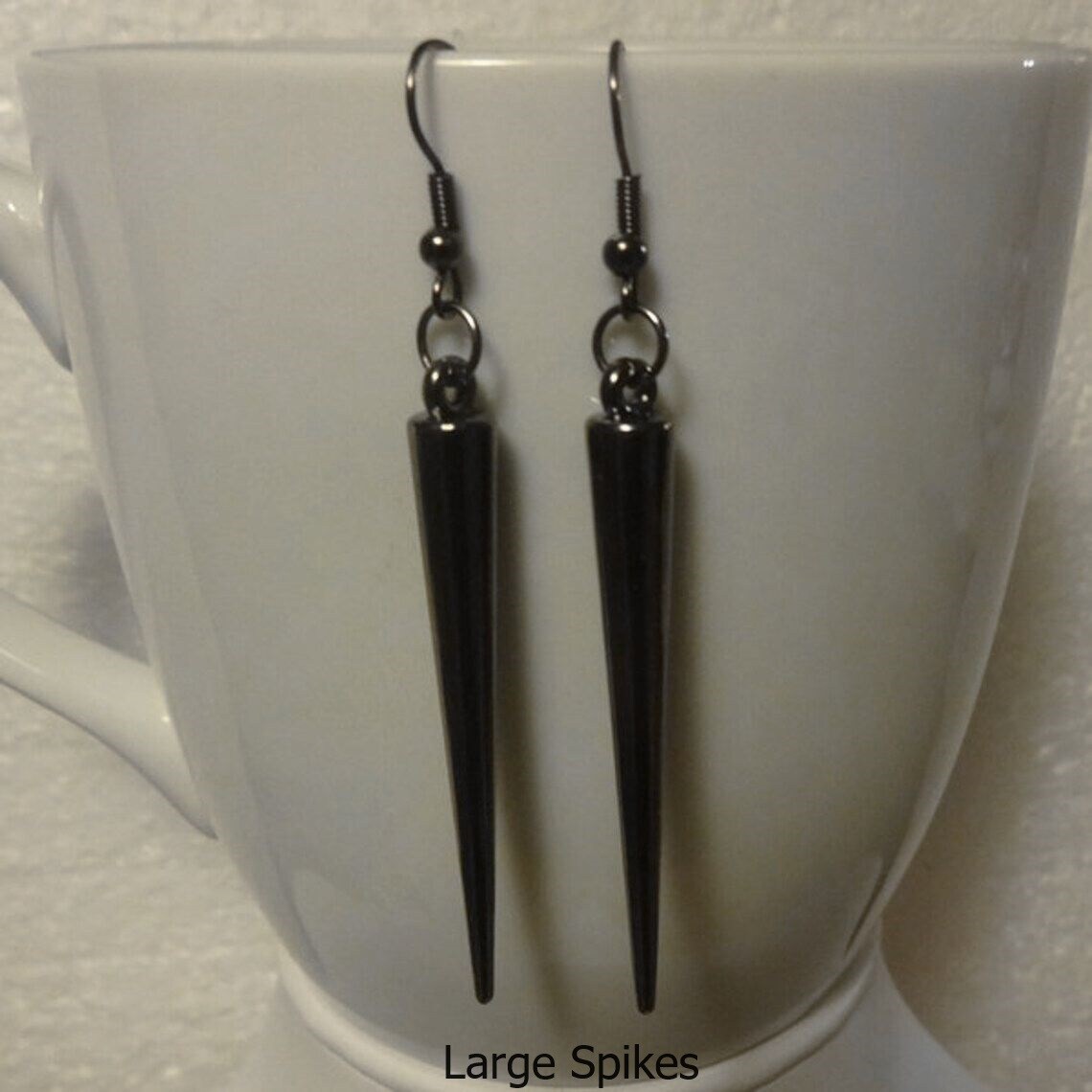 Spike Dangle Earrings In Medium or Large Spikes with 3 Color Choices product 2