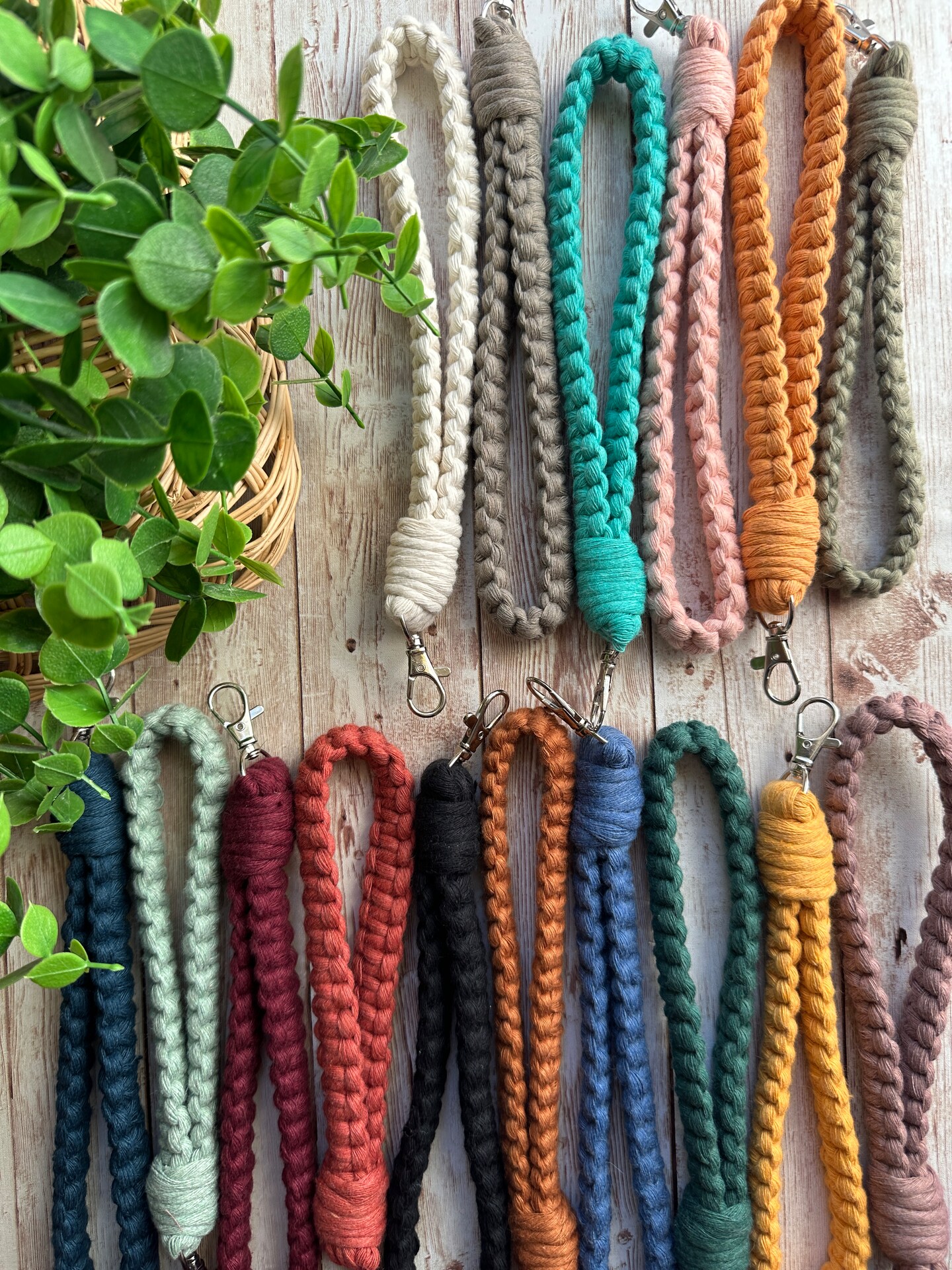 Macrame Wristlet Boho Wristlet Boho Keychain Wrist Lanyard Boho Accessories Wristlet Keychain Keys holder Wrist keychain Boho G MakerPlace by Michaels