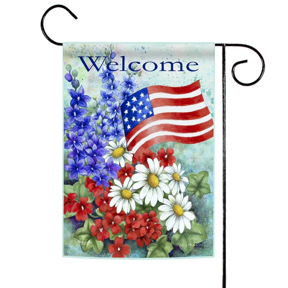 Patriotic Welcome Decorative Patriotic Flag | Michaels