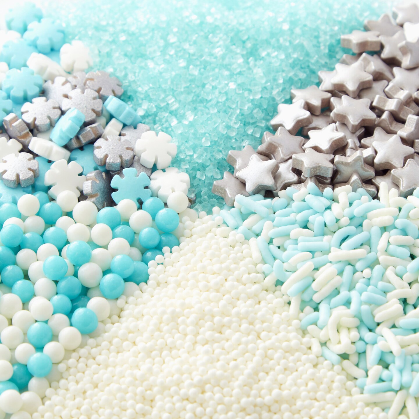 Wilton Sprinkles Mix-Blue/White, 6 Cell