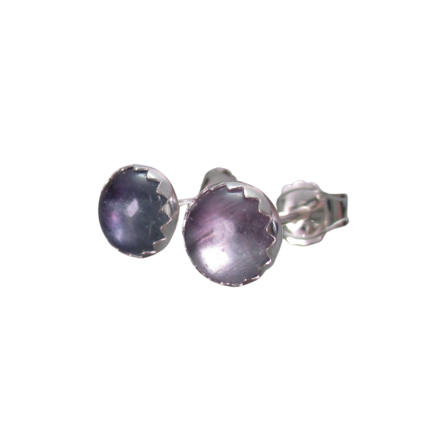 Rainbow fluorite sale earrings