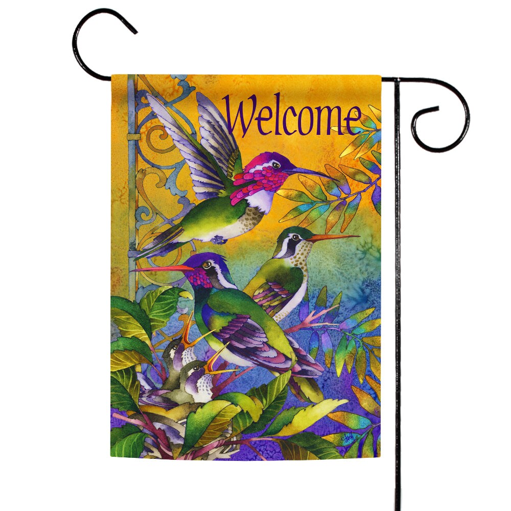 Hummingbird Home Decorative Hummingbird Flag