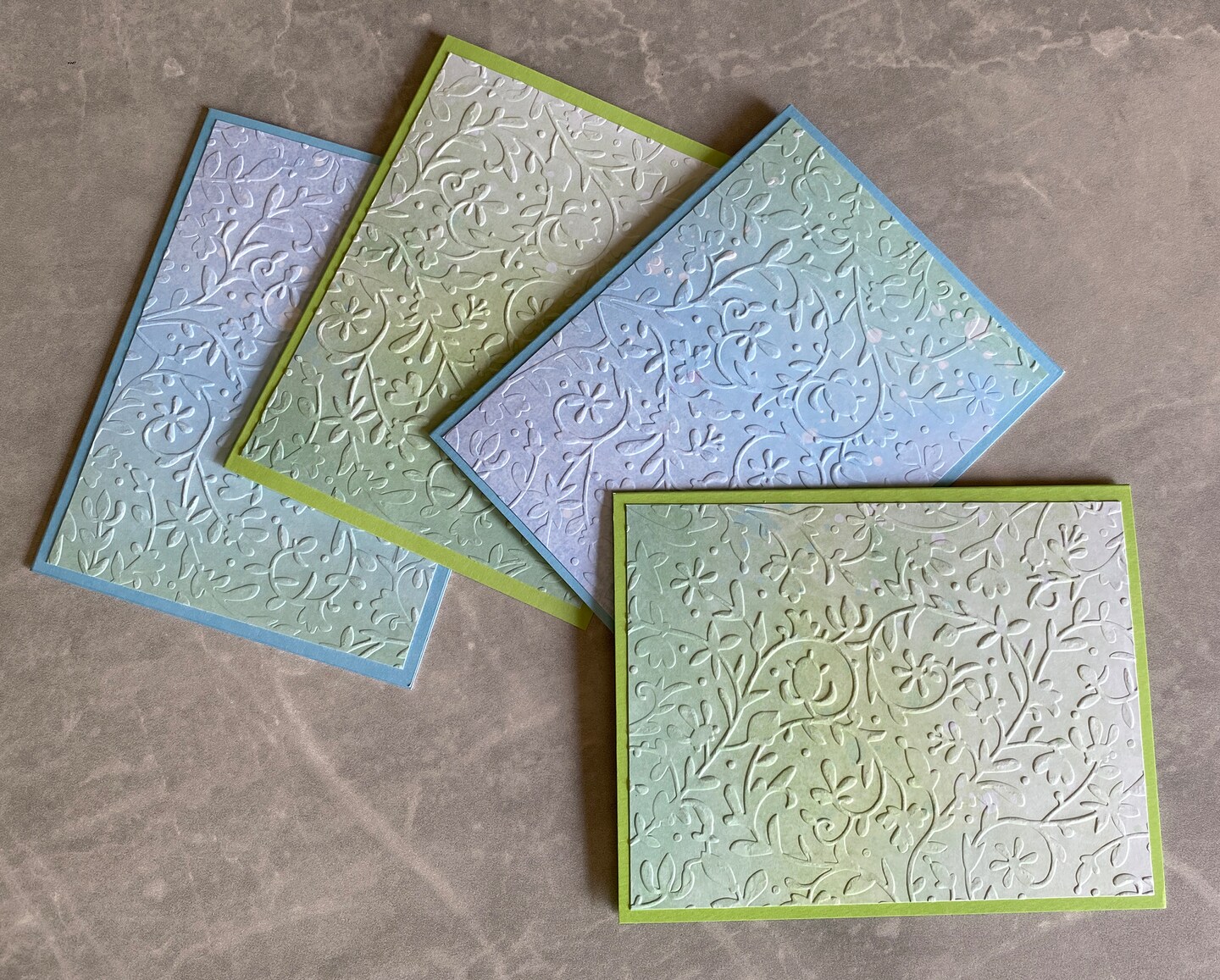 Blank Note Card Set, Embossed Cards, Greeting Cards, All Occasion