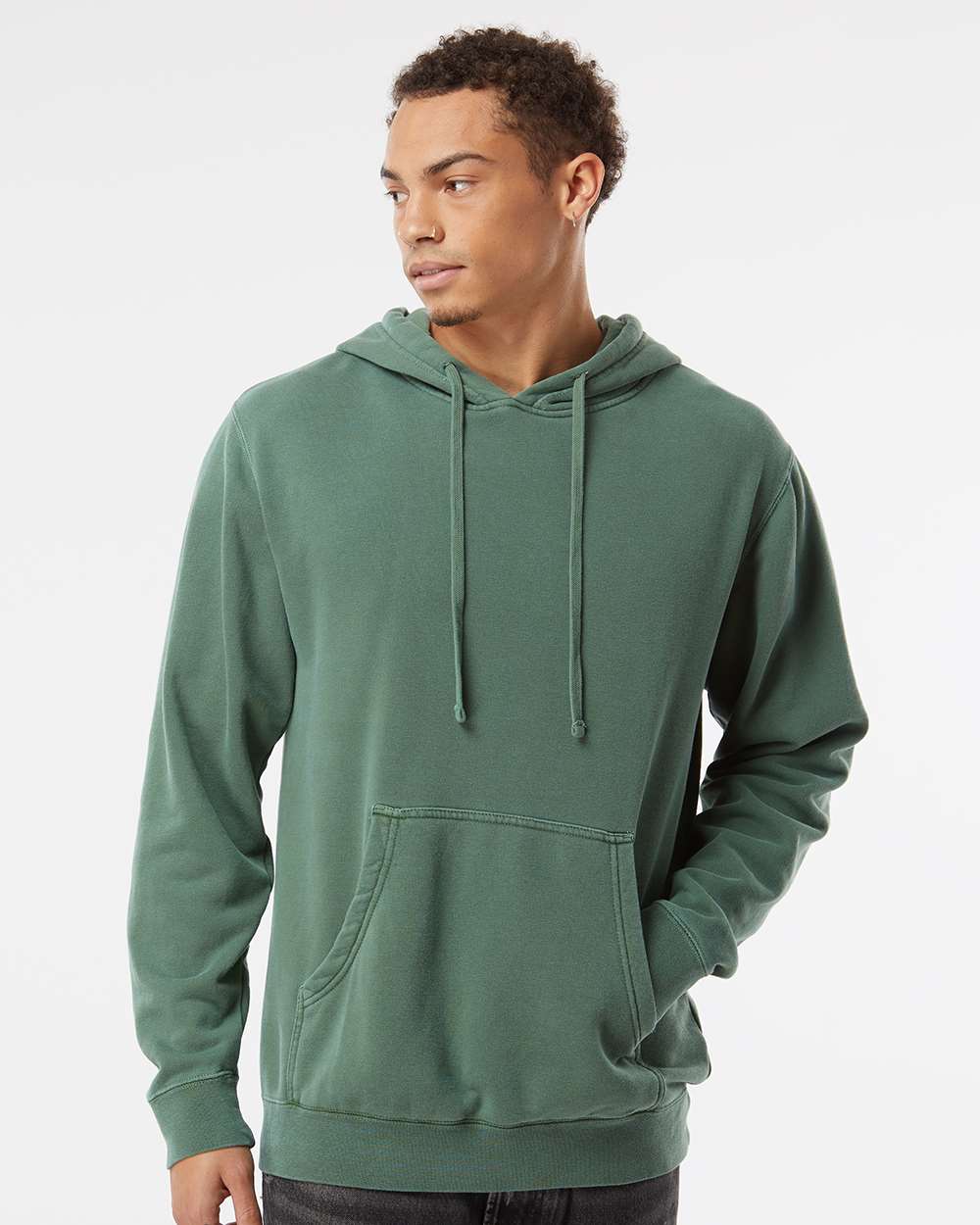 Independent Trading Co&#xAE; Midweight Pigment-Dyed Hooded Sweatshirt