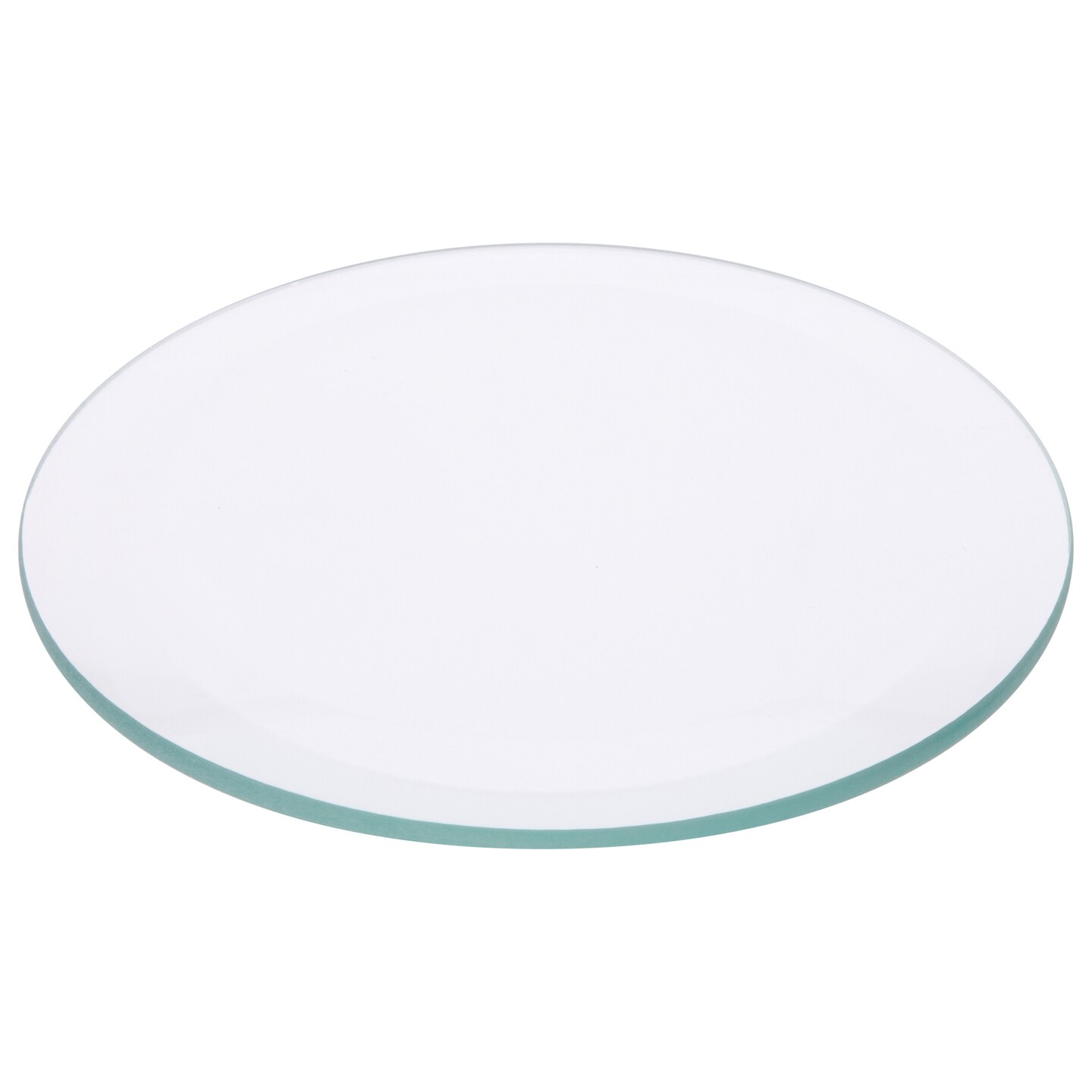 Plymor Round 5mm Beveled Clear Glass, 4 inch x 4 inch