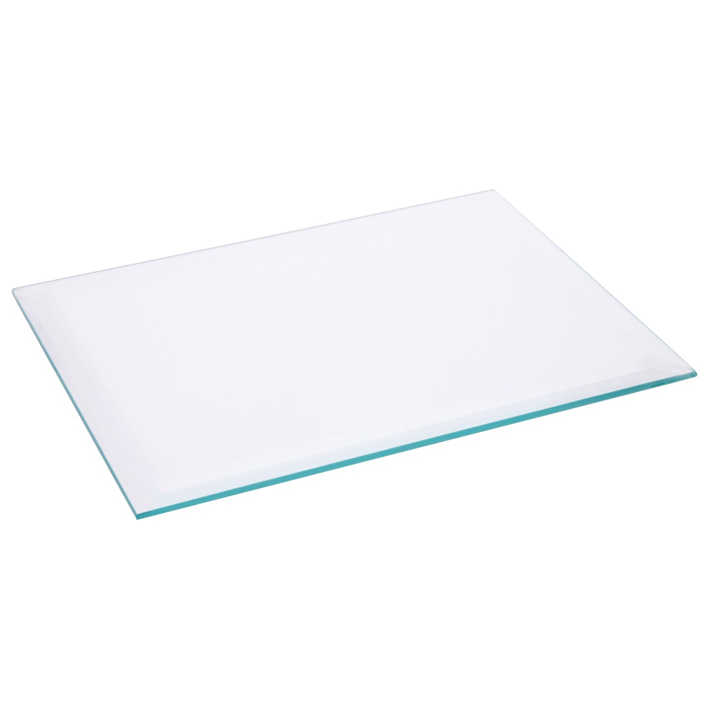 Plymor Rectangle 5mm Beveled Clear Glass, 6 inch x 8 inch