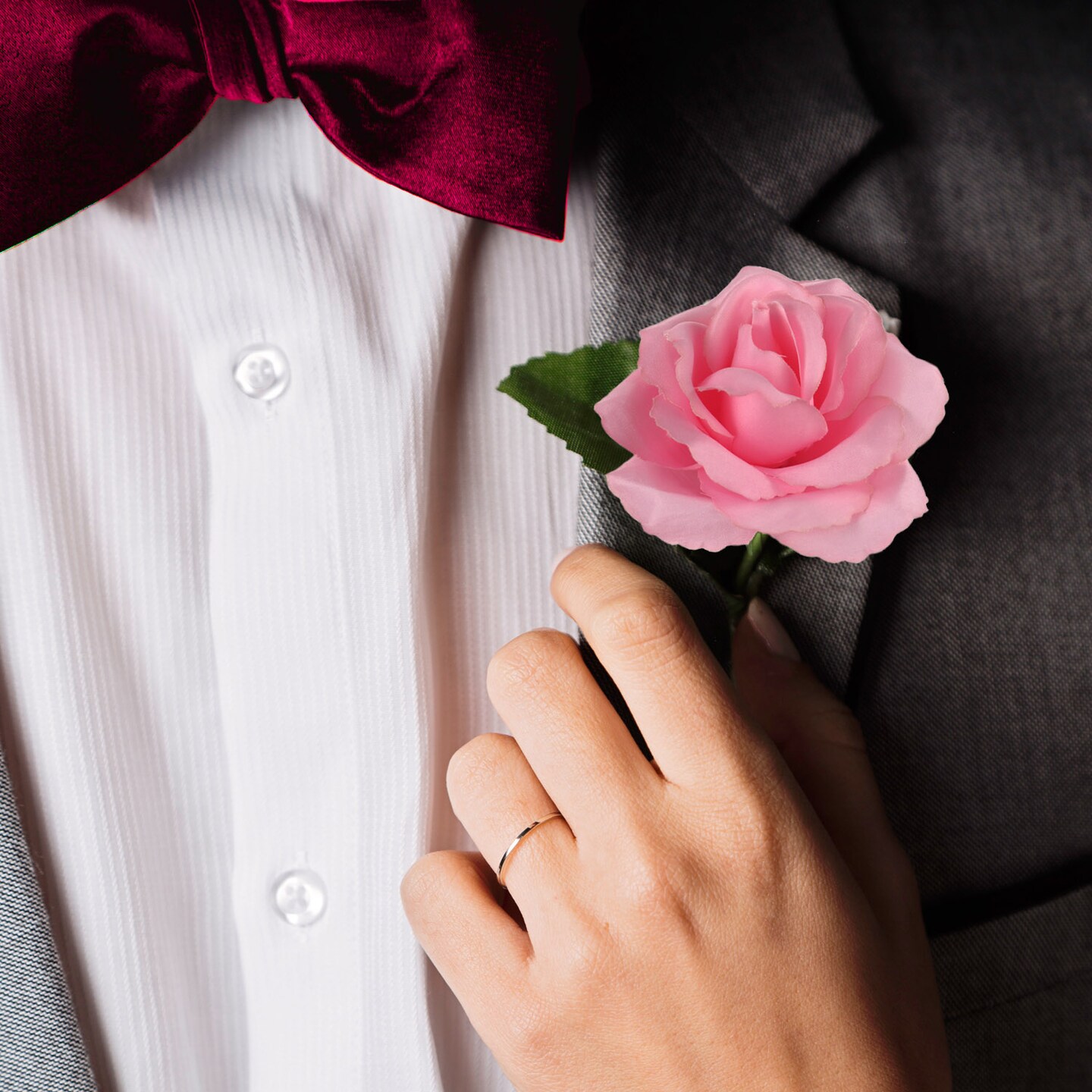 50-Pack: Pretty Pink Rose Picks, 8" Stems, 3" Wide, Floral Home by Artificial Flowers