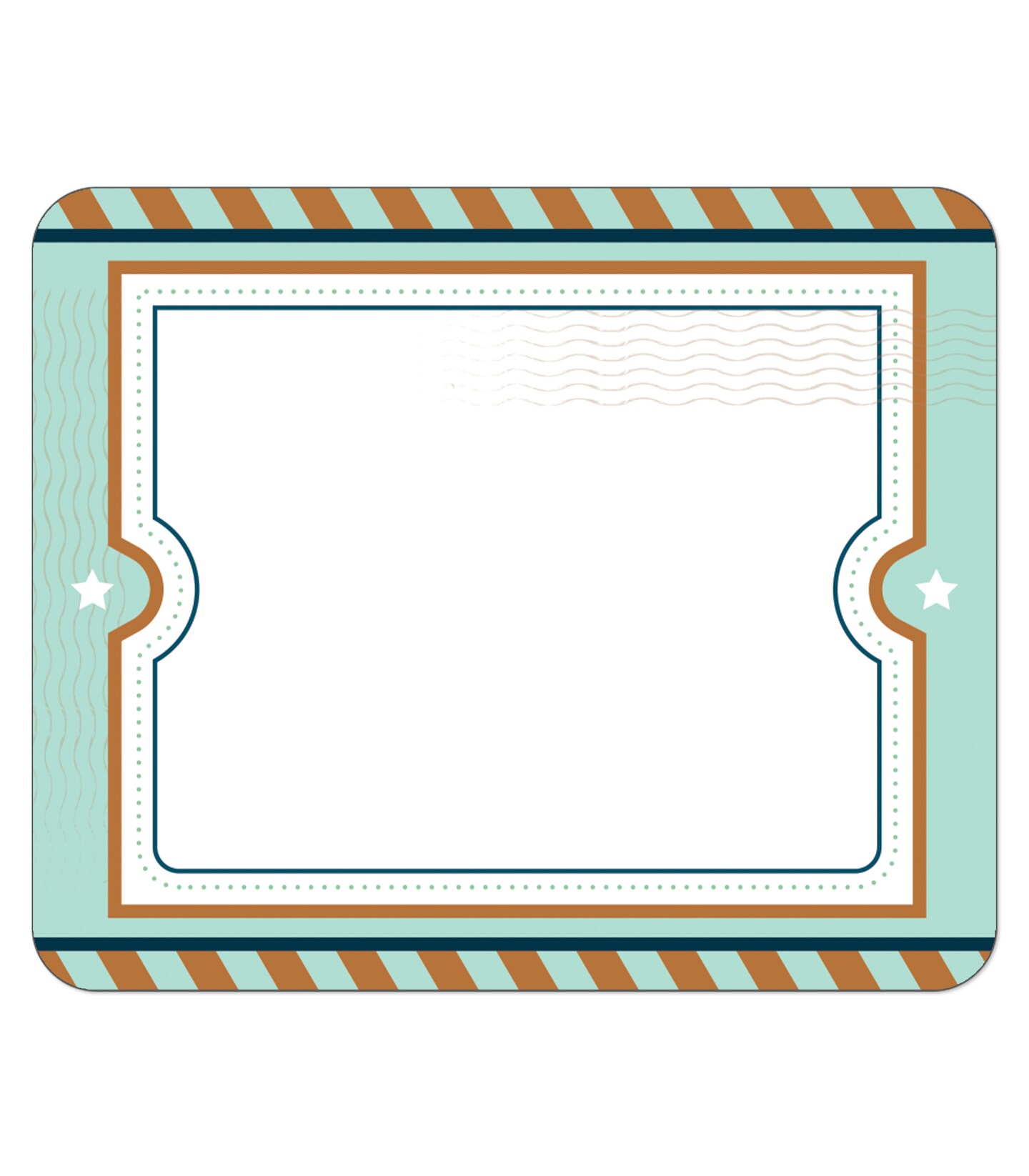Carson Dellosa Let&#x27;s Explore 40PC Name Tags, Vintage Travel Nametags for Daycare Labels, Locker Decor, Cubbies, Hello my Name is Stickers for Back to School, Classroom Organization School Supplies