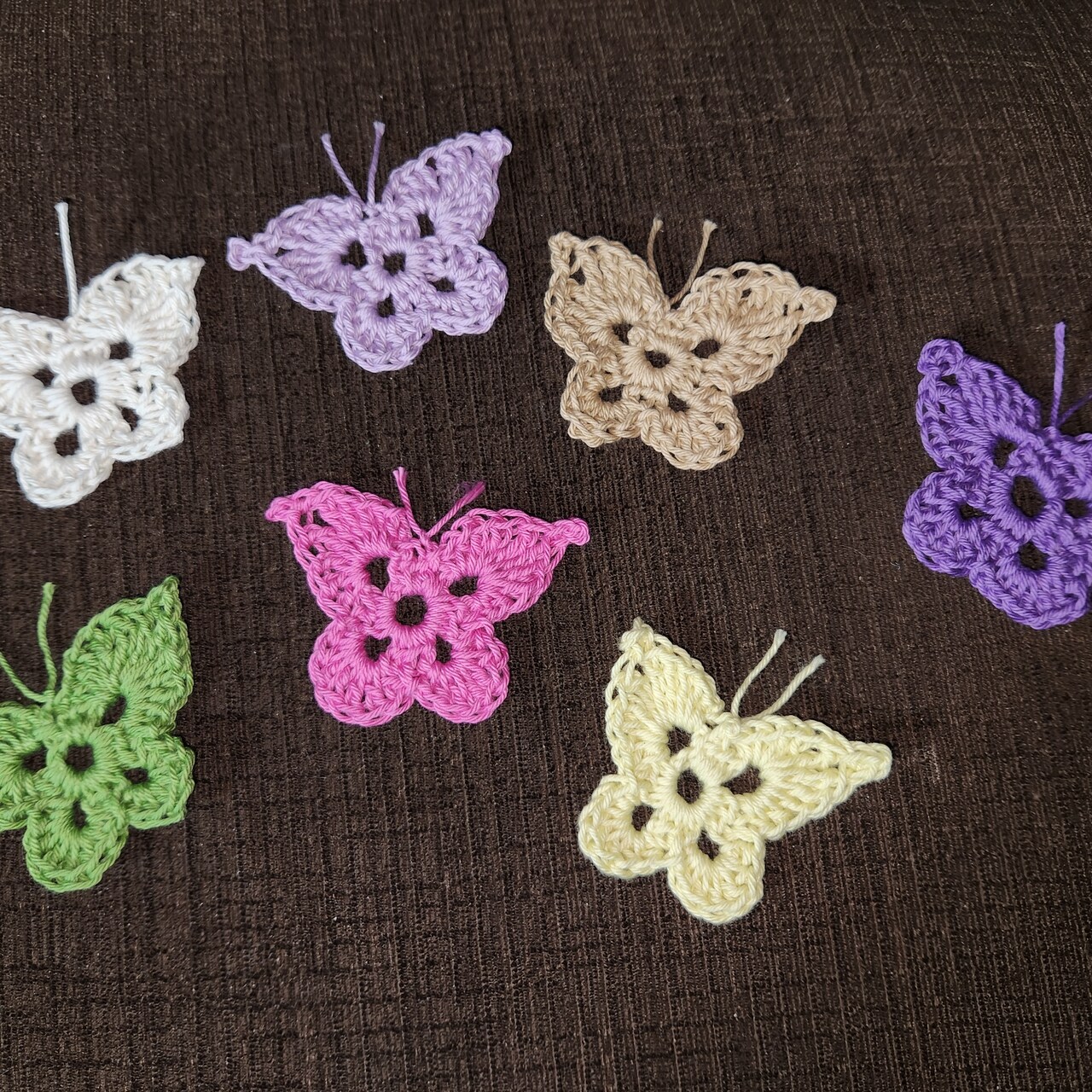 Crocheted Butterfly Boquet