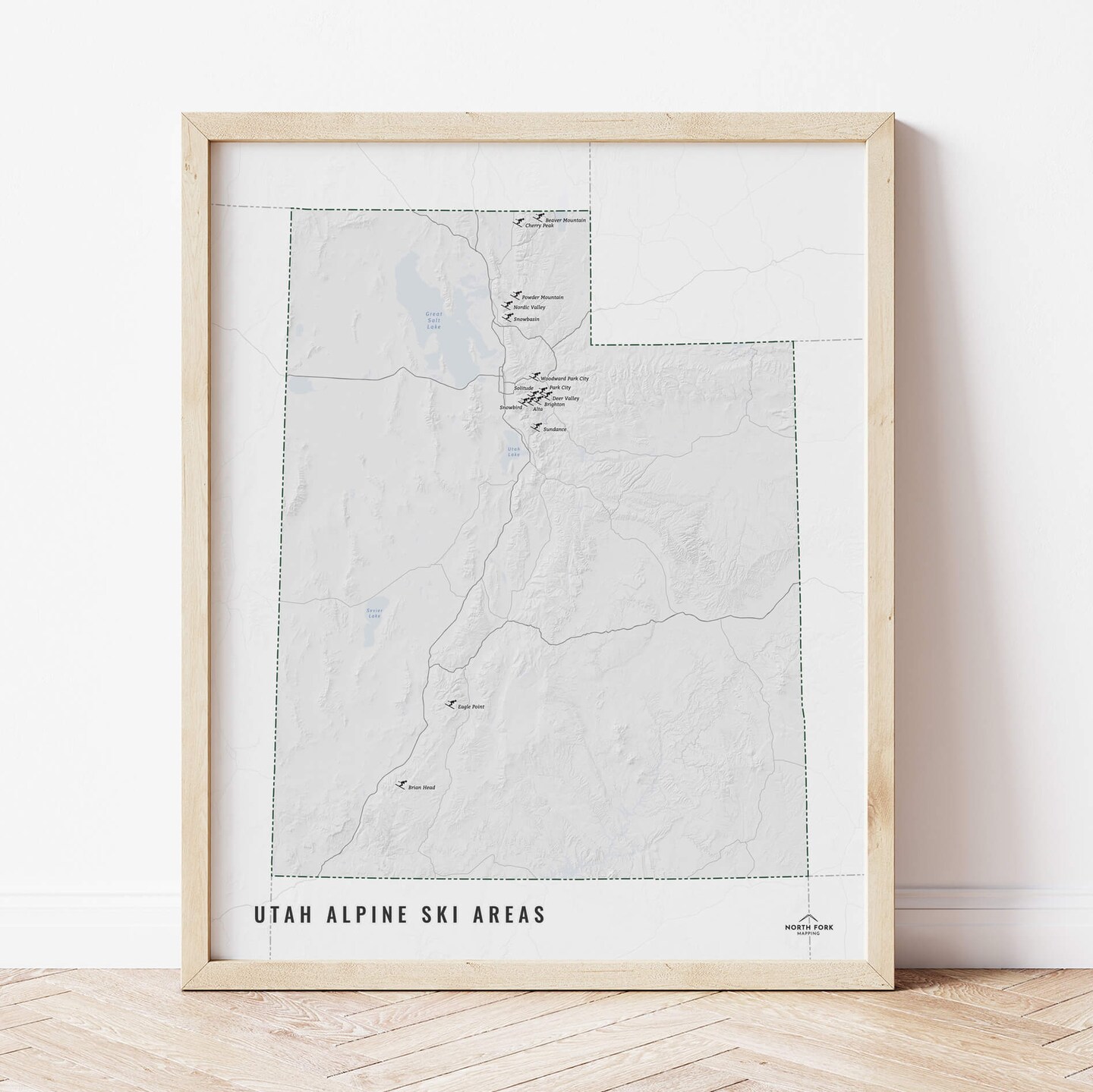 Utah Ski Map Snowbird Alta - 219932612145376 