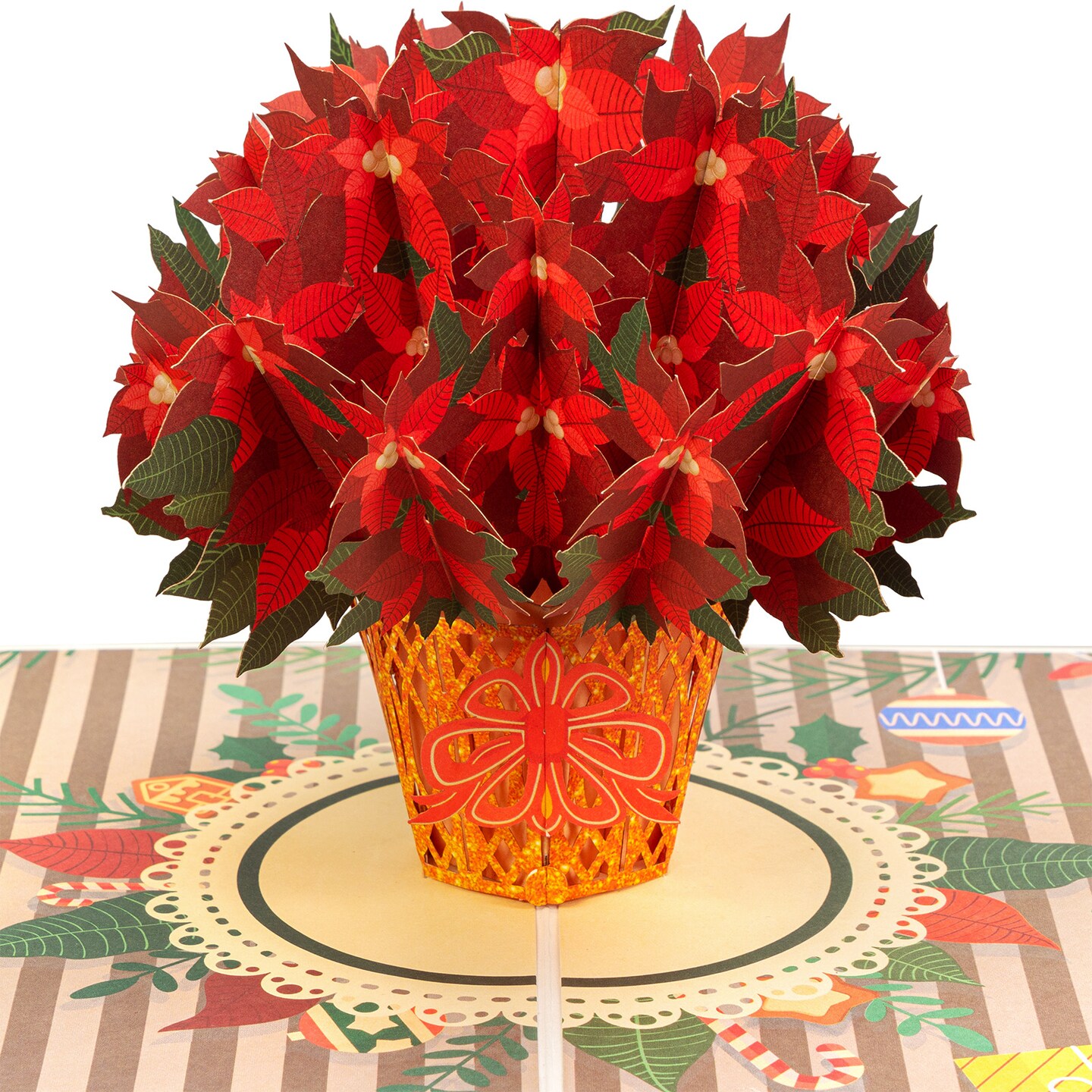 Paper Love Pop-Up Karte – 3D Herbstblumenstrauß, Handgefertigt, Für Jeden Anlass, 12.7x17.8 Cm
