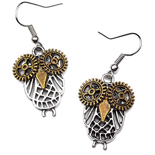 Discover Me : Firecracker Studio : Clock and watch face glass silver plated  earrings