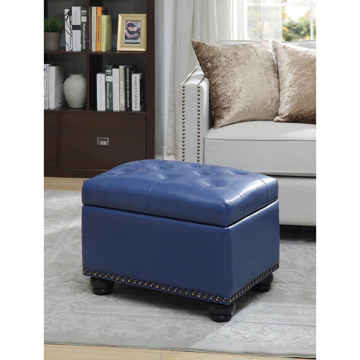 Convenience Concepts Designs4Comfort 5th Avenue Storage Ottoman