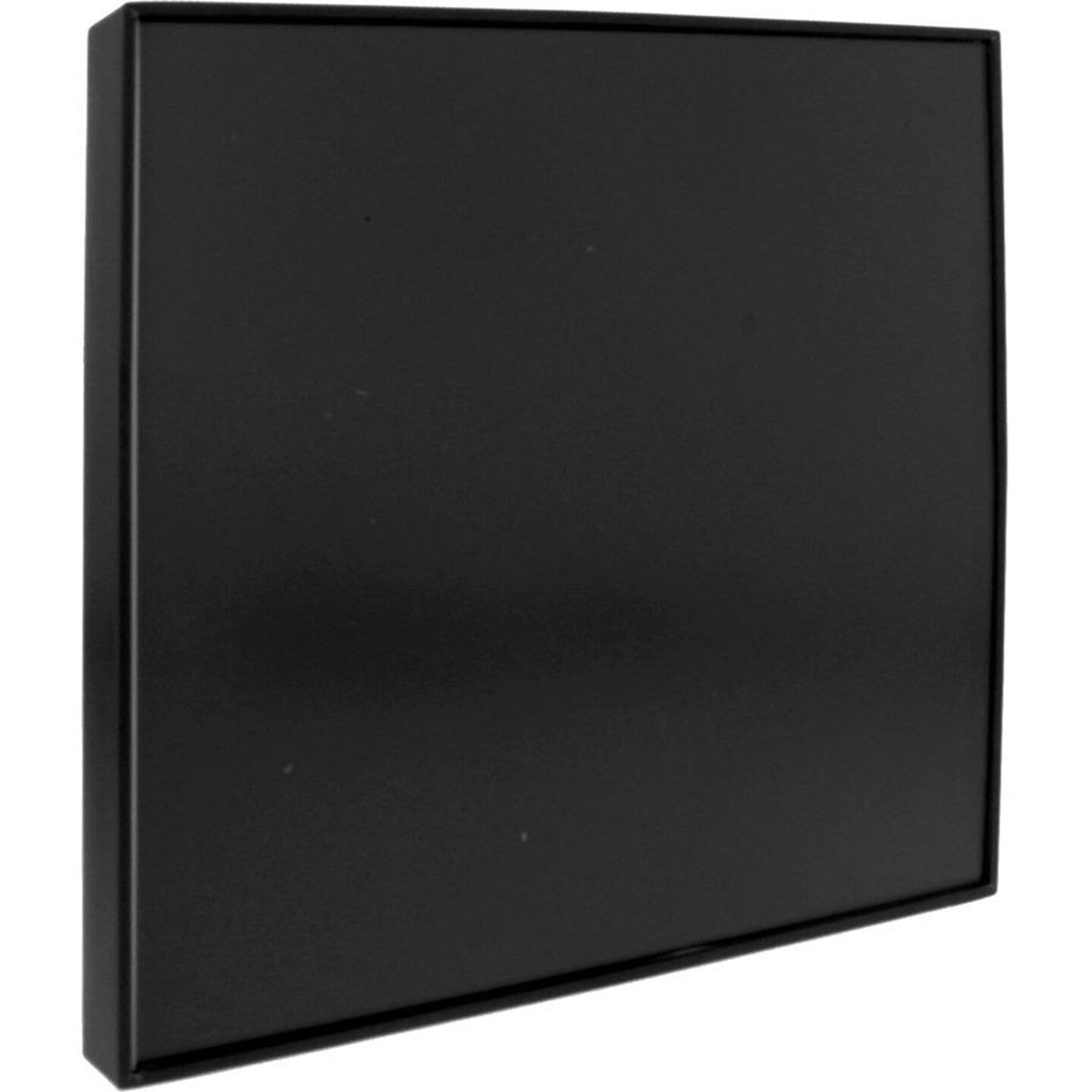 Lorell Snap Plate Architectural Sign, 1 Each, 10&#x22; x 10&#x22; Height, Square Shape, Easy Readability, Injection-molded, Easy to Use, Plastic, Black