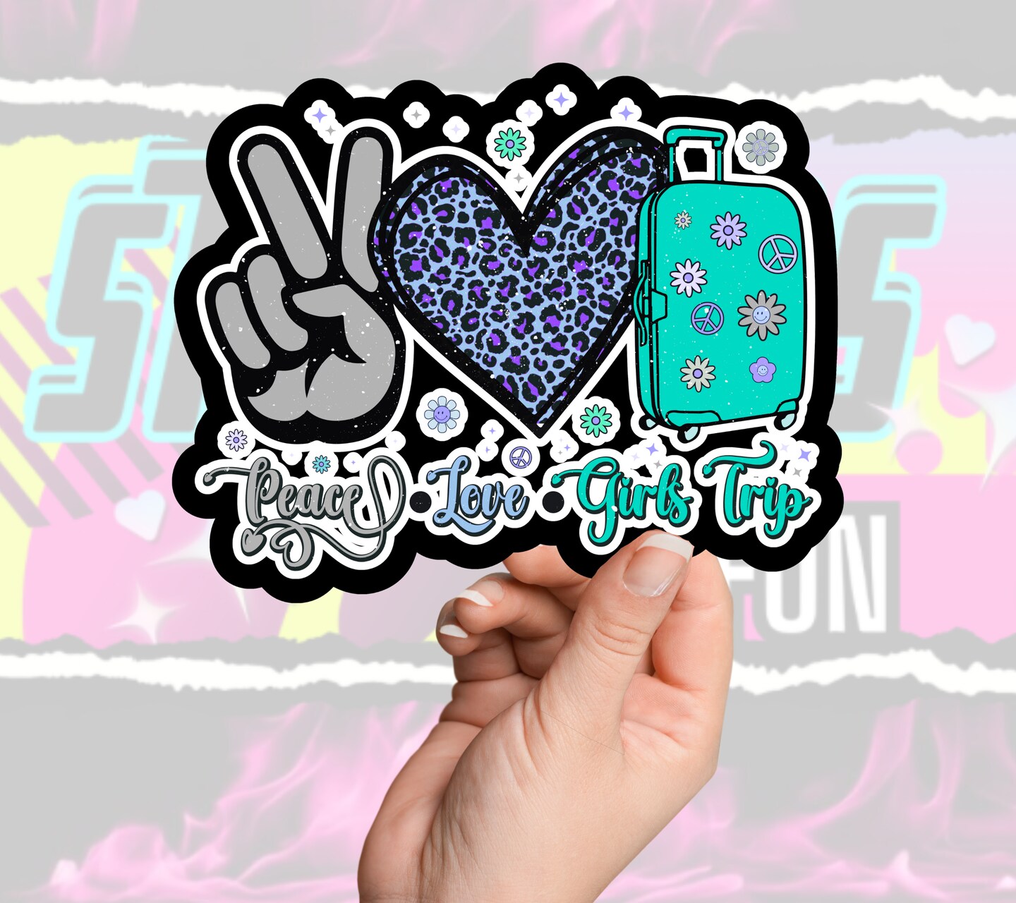 Heart Holographic Stickers (Pack Of 400)