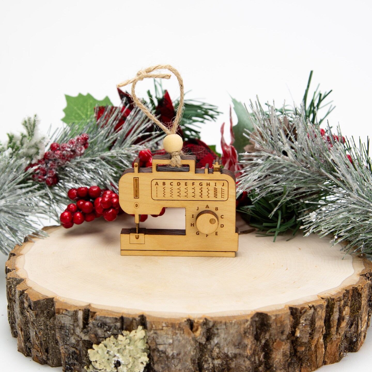 Buttercream and a Sewing Machine: Christmas Branch Decor