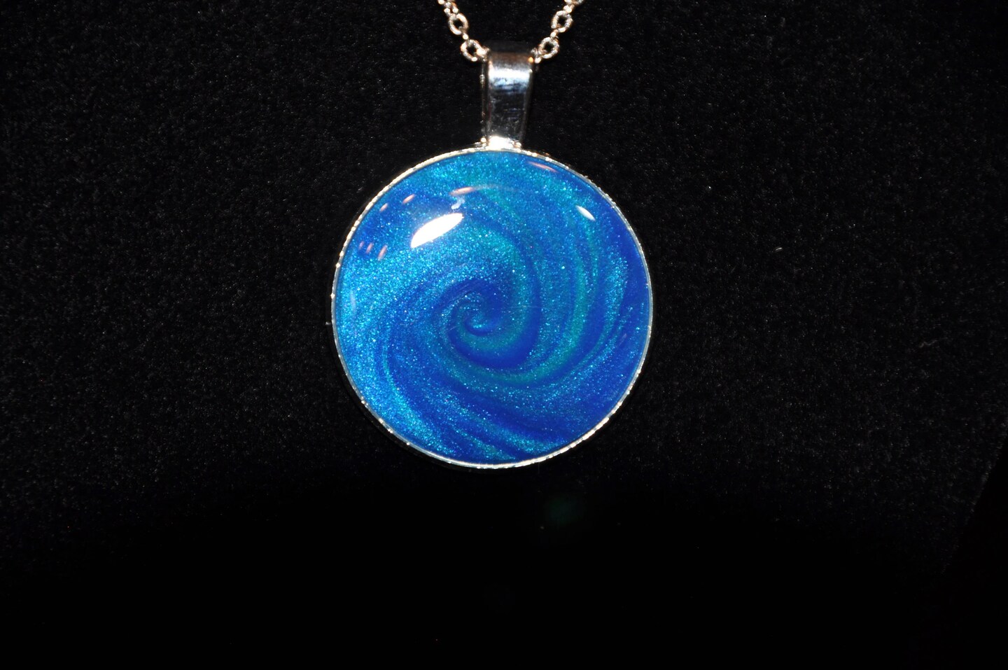 Blue Swirl Polymer Clay Necklace MakerPlace by Michaels