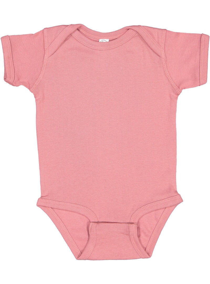 Baby Onesie / Bodysuit -- Short Sleeves -- 100% Cotton by Rabbit Skins®