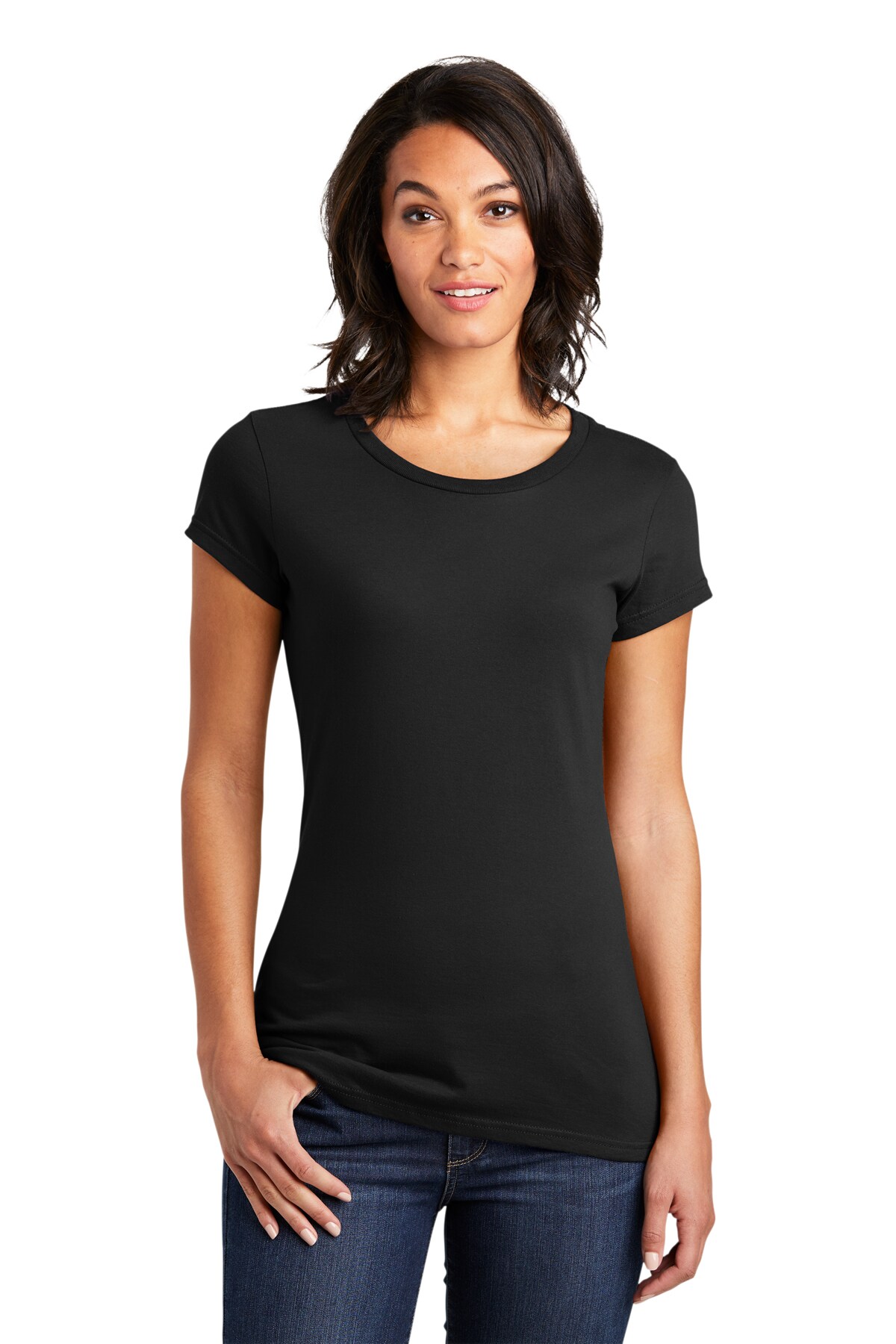 District&#xAE; Women&#x27;s Fitted Crew Neck T-Shirt