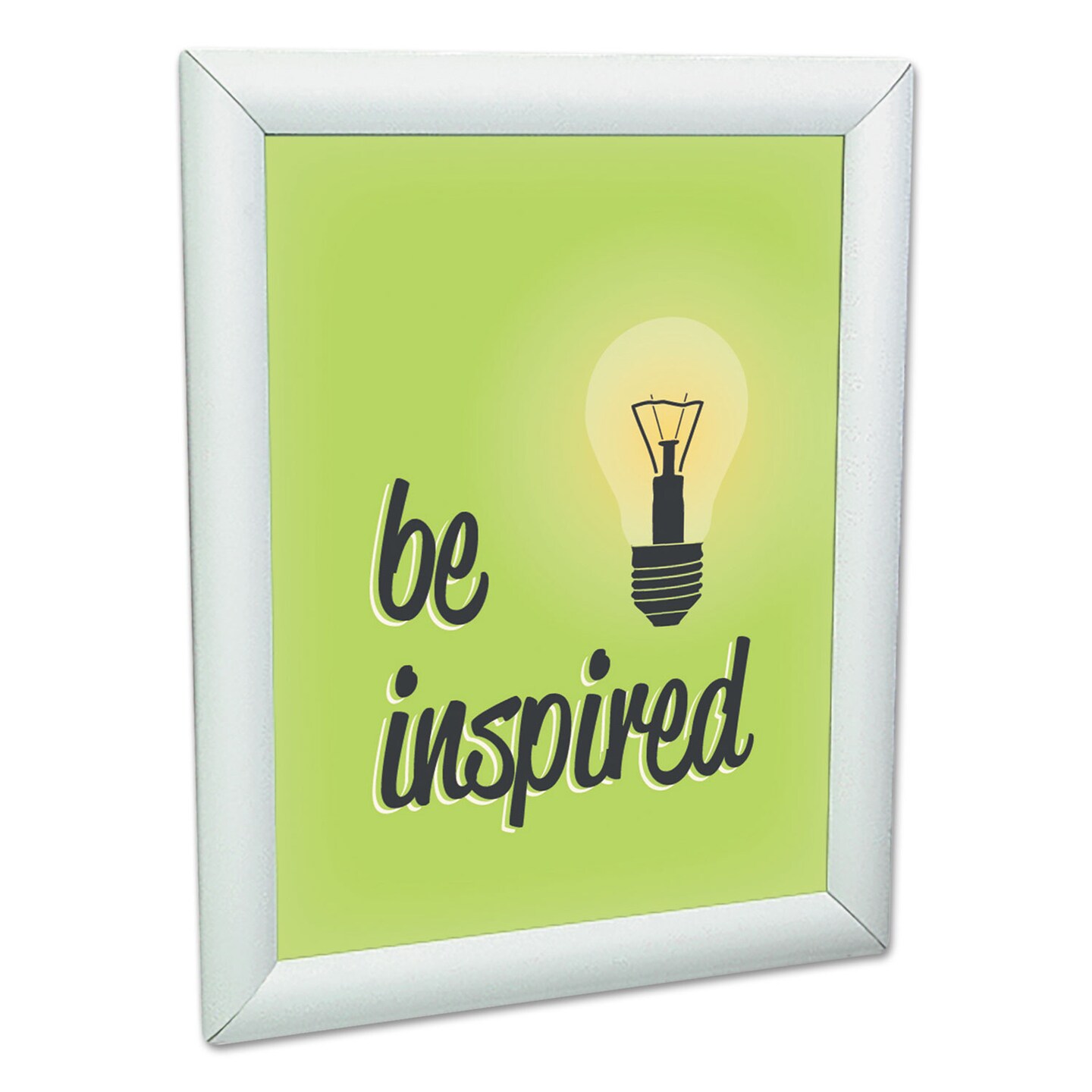 Deflecto Wall Mount Display Frame, 11 x 17, Silver Michaels