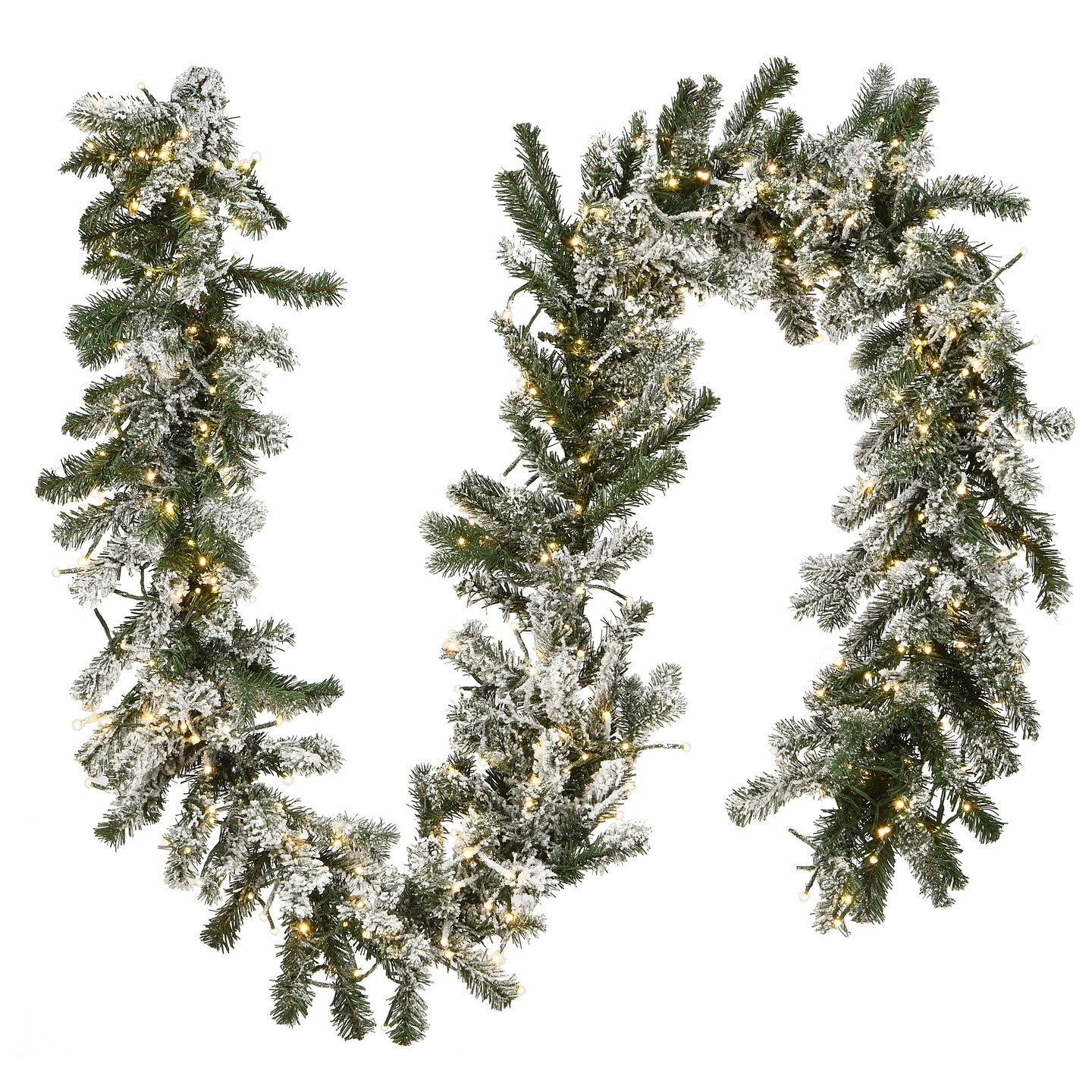 National Tree Company Pre-Lit Artificial Christmas Garland, Green, Eve