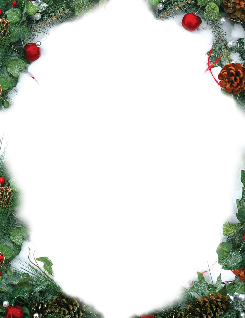 Great Papers! Pine and Pearl Holiday Letterhead, Invitations and Announcements, Printer Friendly, 8.5"x11", 50 Pack