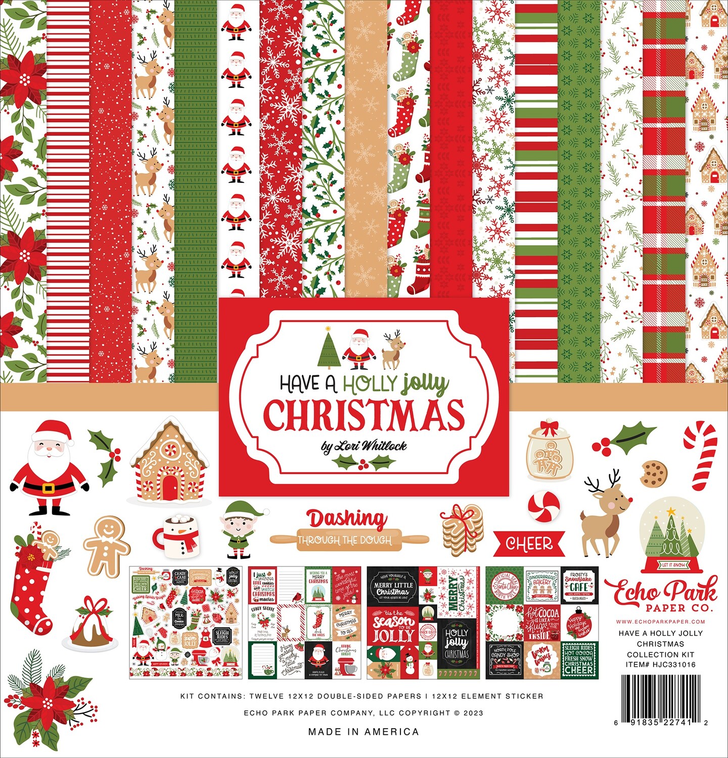 Echo Park Collection Kit 12&#x22;X12&#x22;-Have A Holly Jolly Christmas