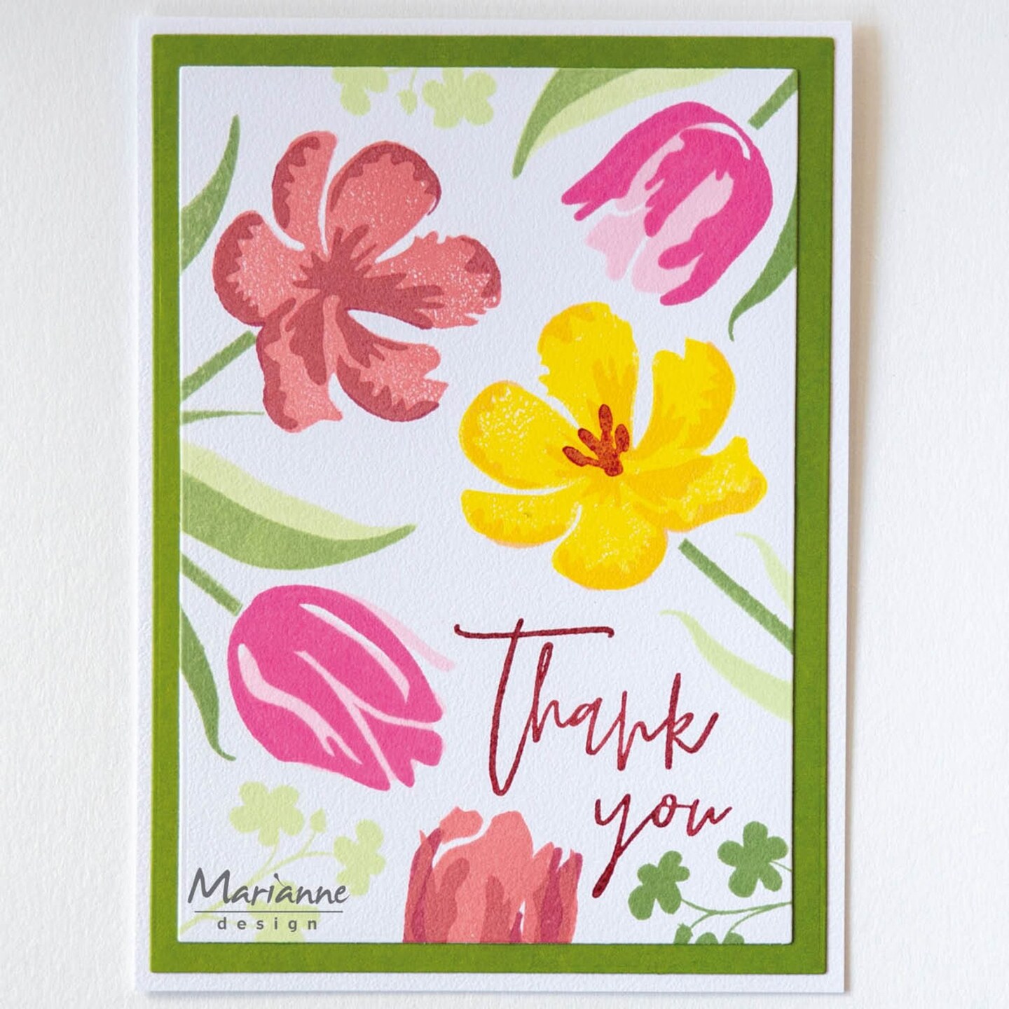 Marianne Design Colorful Silhouettes Tulips Clear Stamps