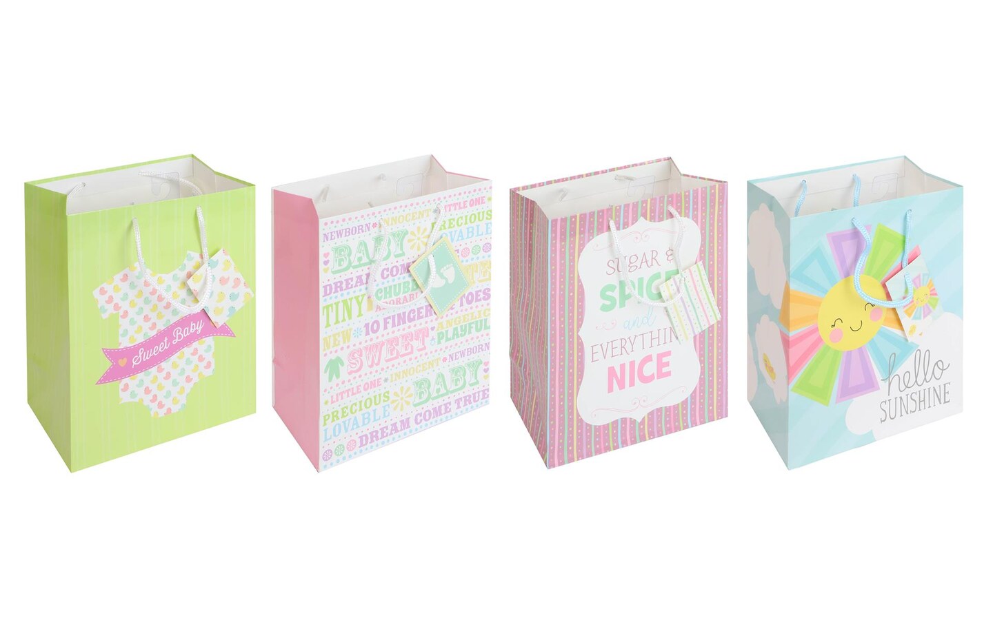 Aline Gift Bags Medium Astd Baby